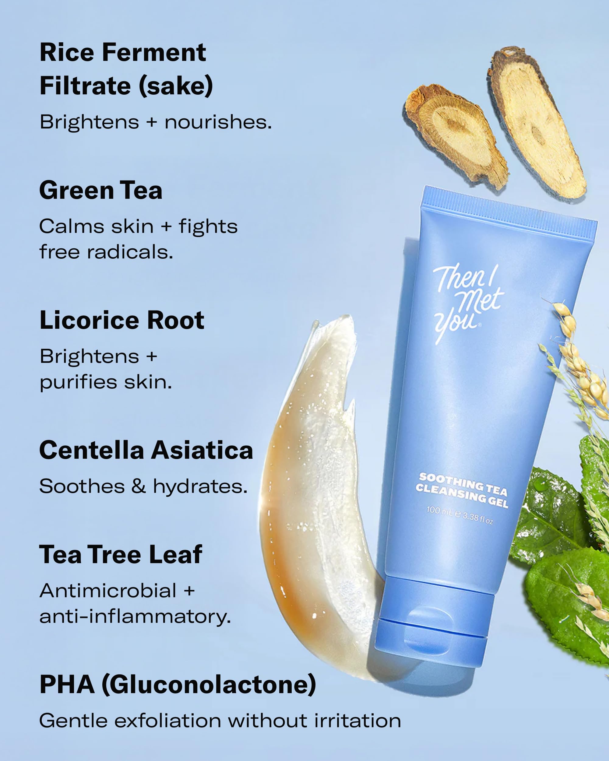 Then I Met You Soothing Tea Cleansing Gel, Korean Skin Care Face Wash - Then I Met You Official Product View 6