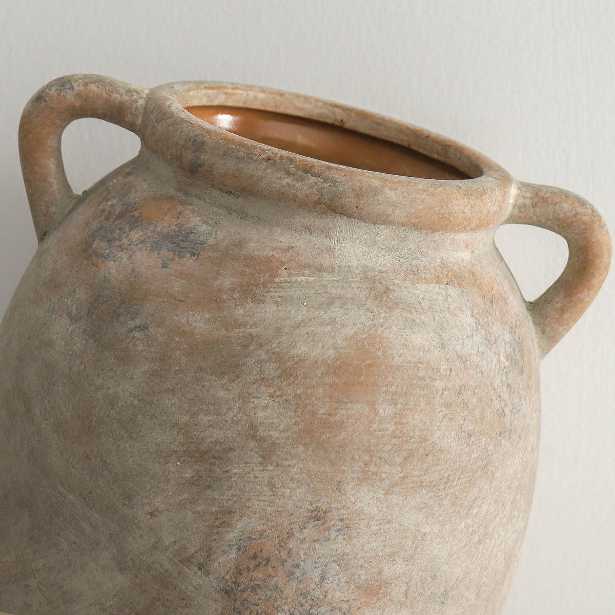 Dobbyby Ceramic Flower Vase 7 6 inch Farmhouse Rustic Vase - Dobbyby Official Imagery - 4