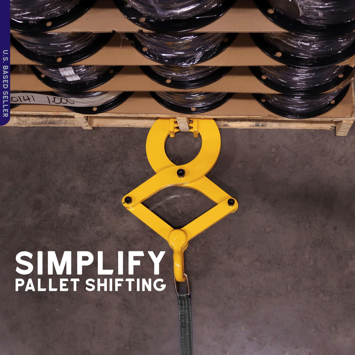 BISupply Pallet Puller Clamp 6 000 lb pound Pulling Capacity - BISupply Official Imagery - 7
