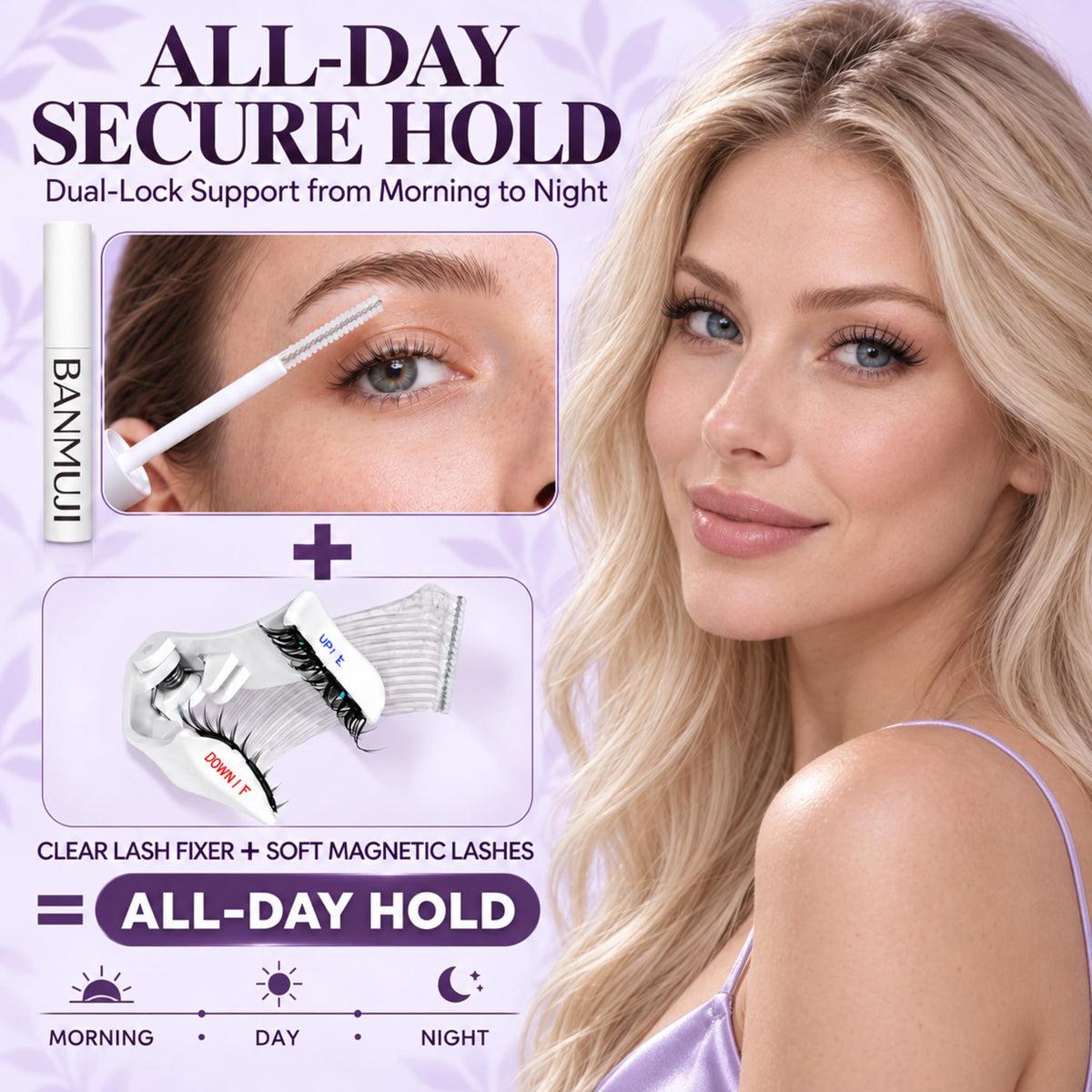 Magnetic Eyelashes with Applicator Upgrade Soft Magnetic - BANMUJI Official Imagery - 4