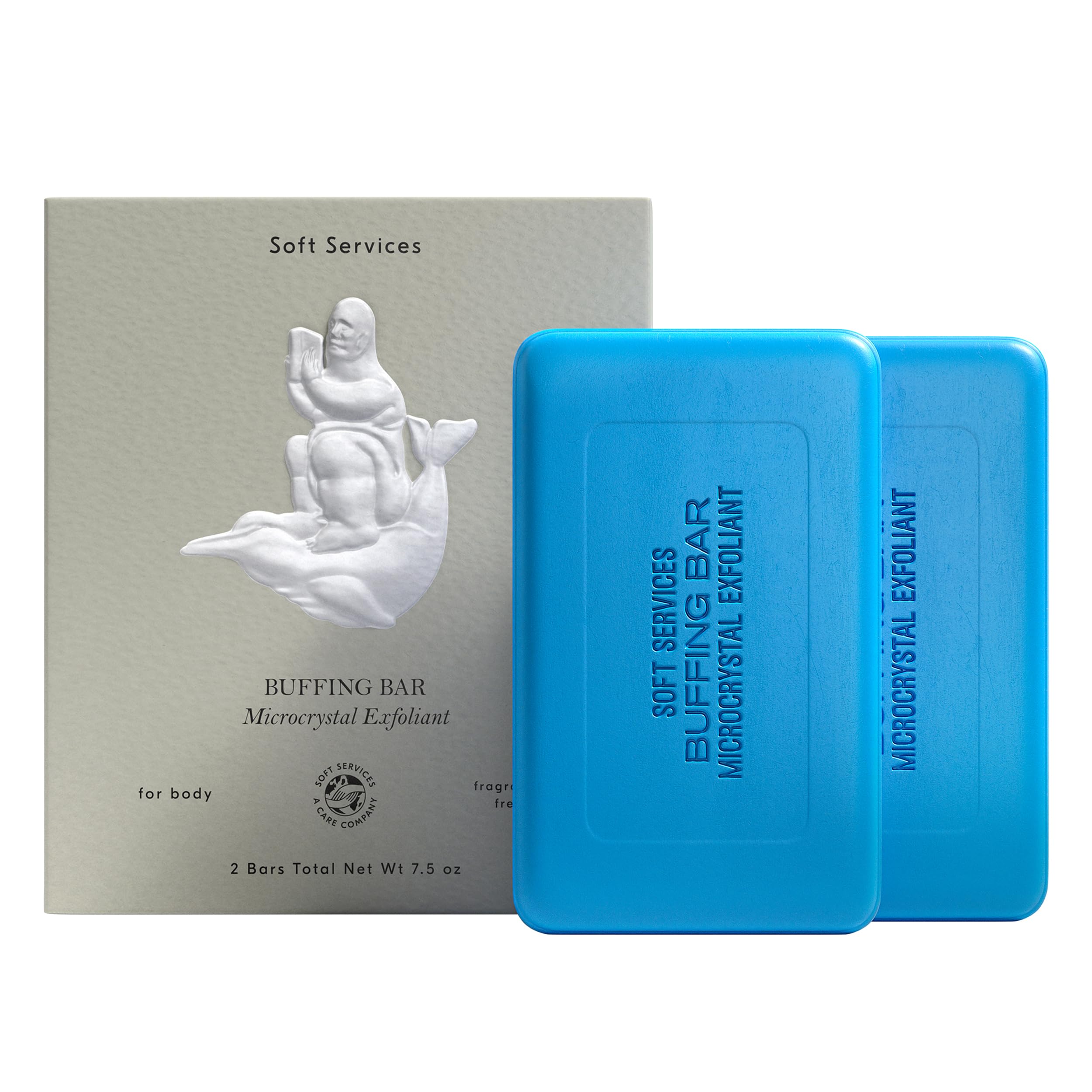 Soft Services Buffing Bar In - Shower Body Exfoliating Scrub - Soft Services Official Product View 2