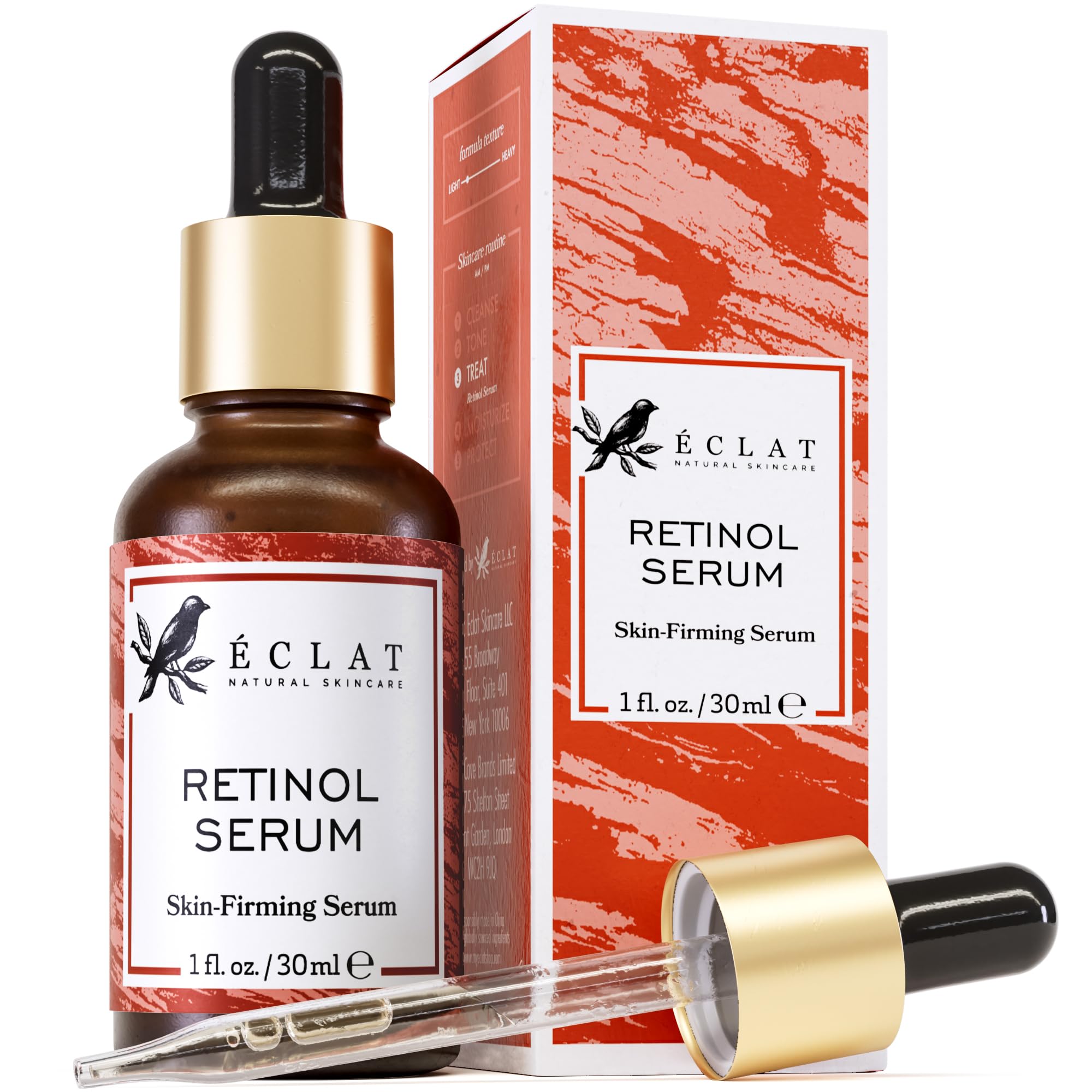 Eclat Skincare Renewing Retinol Serum for Face - Anti Aging Serum with - Eclat Skincare Official Product View 2