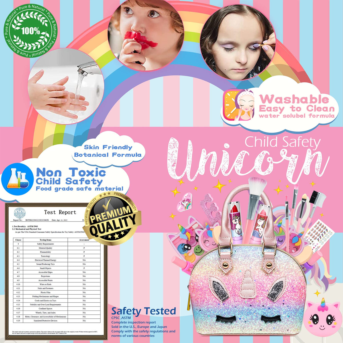 Kids Makeup Kit for Girl Toys for Girls - ROKKES Official Imagery - 8