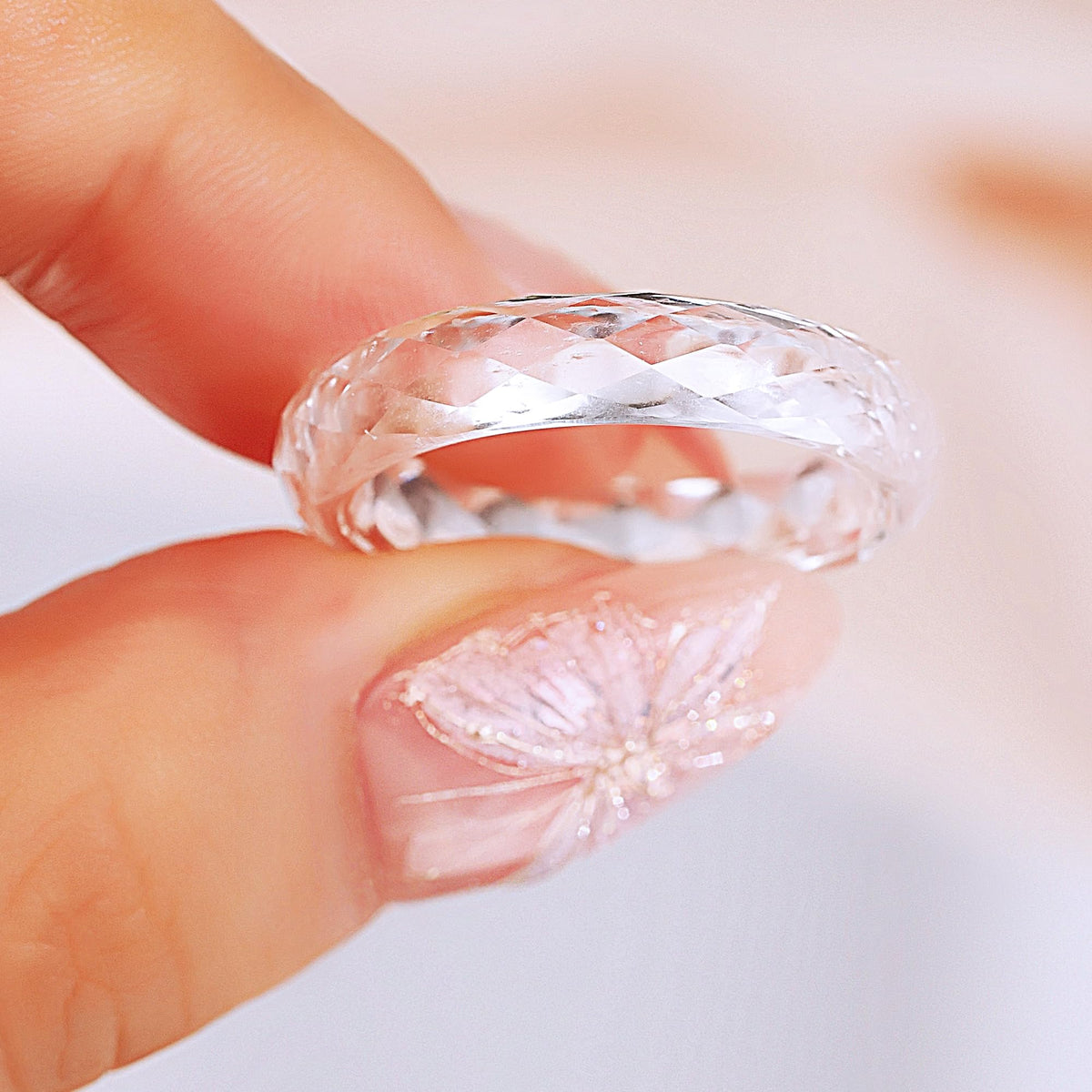 Fine Jewelry New Trend White Sapphire Ring Classic Original - CHINALUSTER Official Imagery - 4