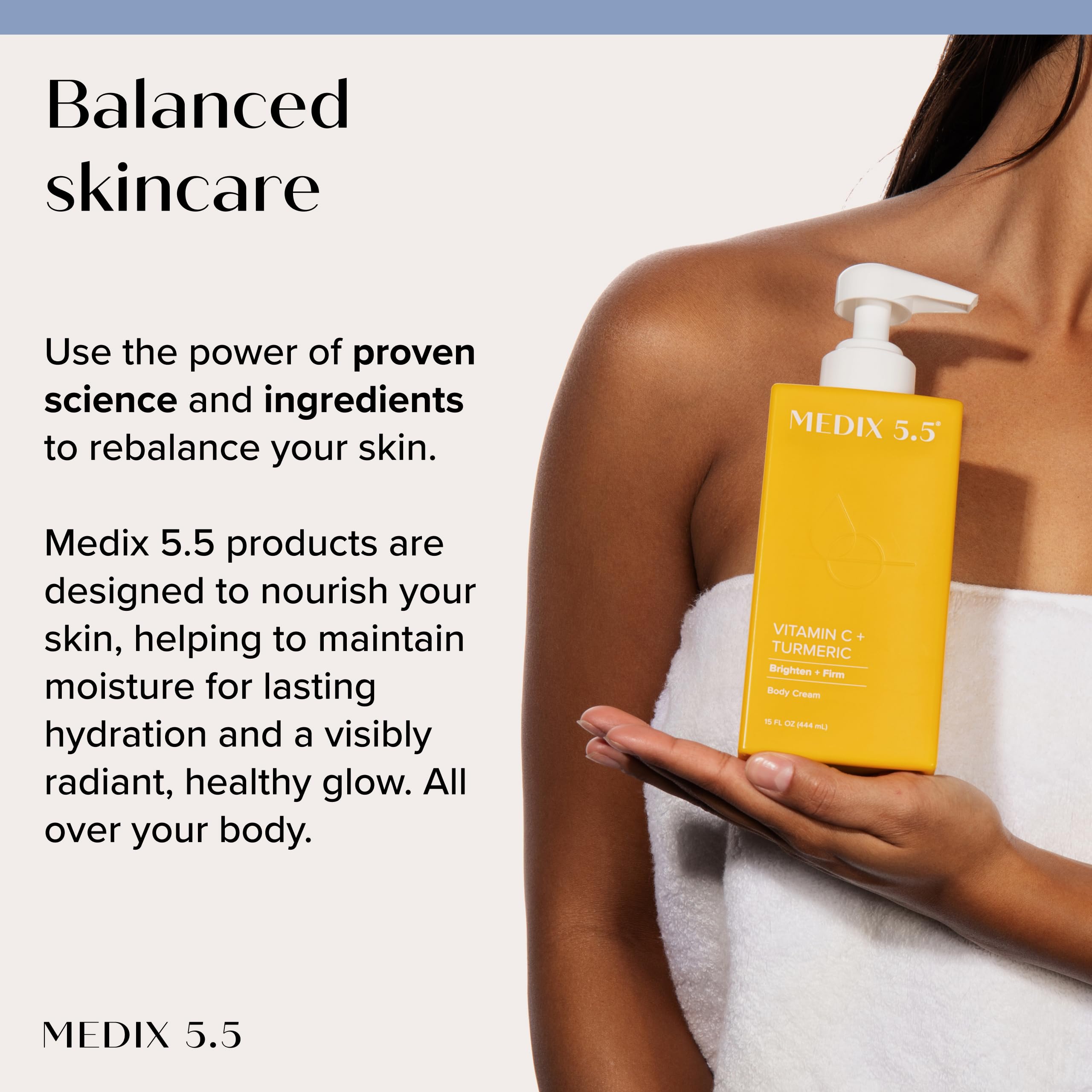 MEDIX Vitamin C Cream + Niacinamide Brightening Body Lotion - Medix 5.5