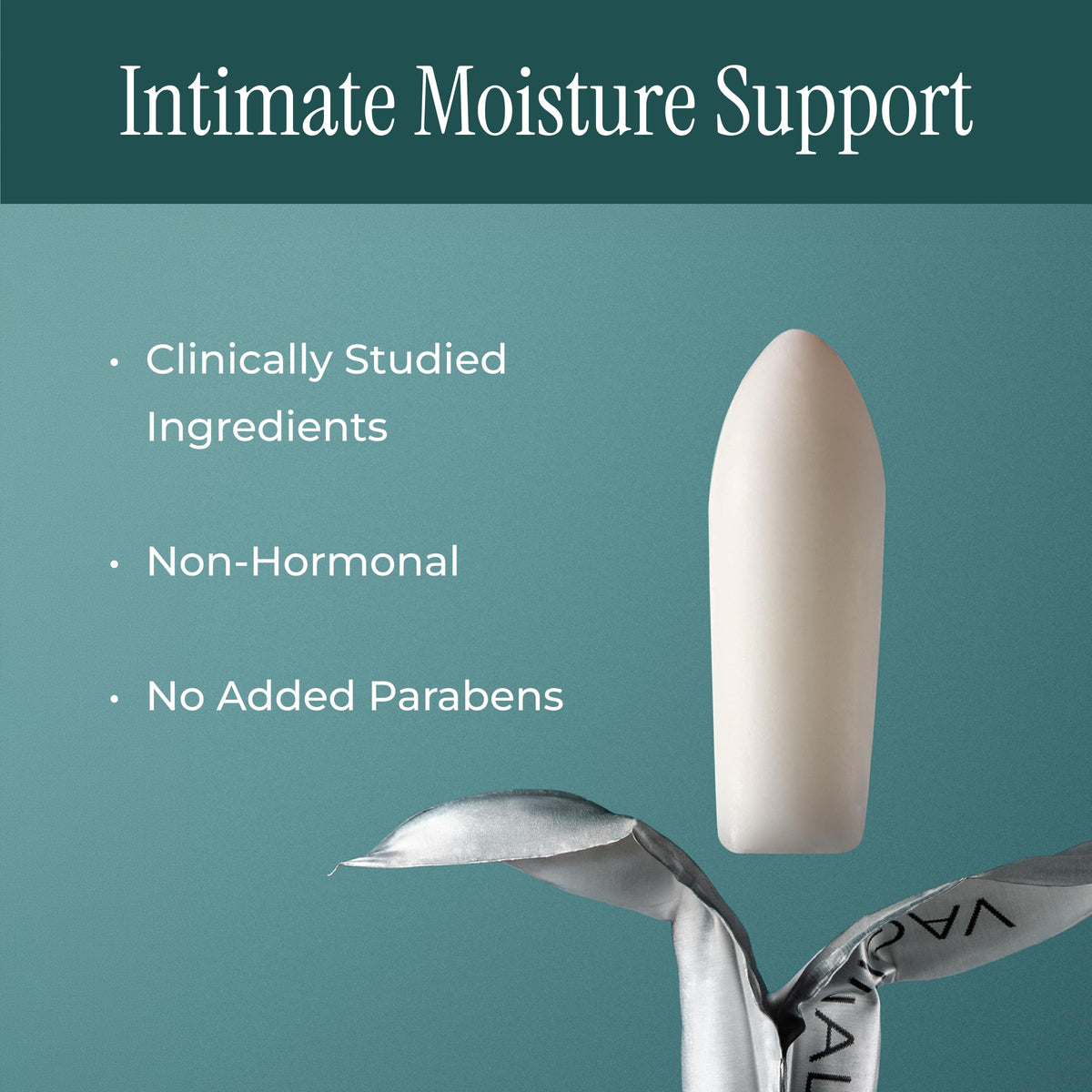 pH D Feminine Health Hyaluronic Acid Vaginal Suppositories - pH-D Feminine Health Support Official Imagery - 4