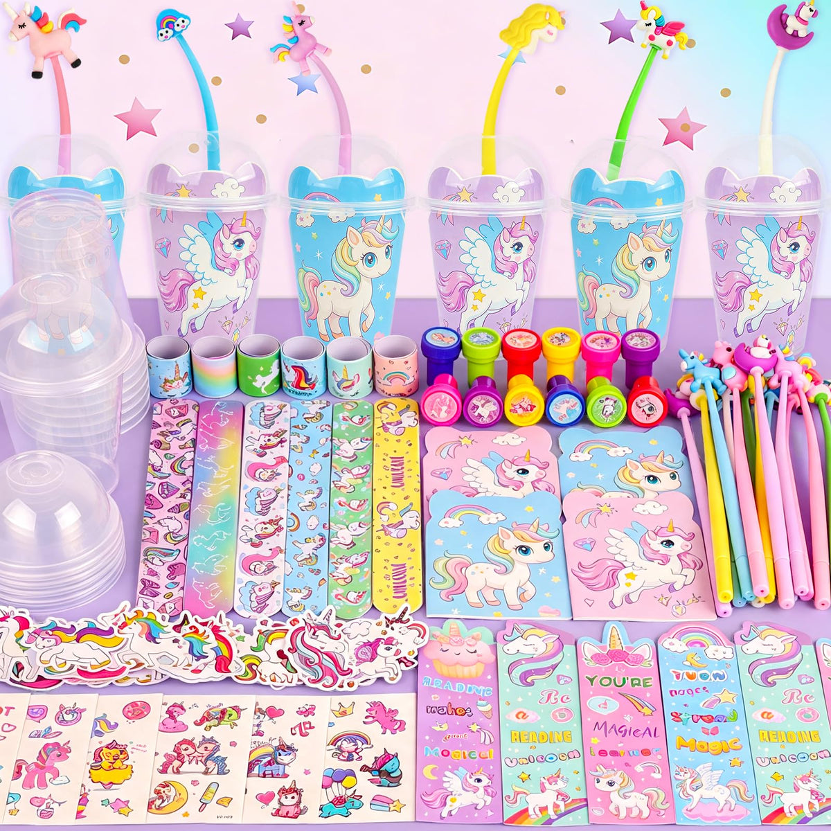 Unicorn Party Favors 24 Pack Unicorn Birthday Party Supplies - Mepmela Official Imagery - 7