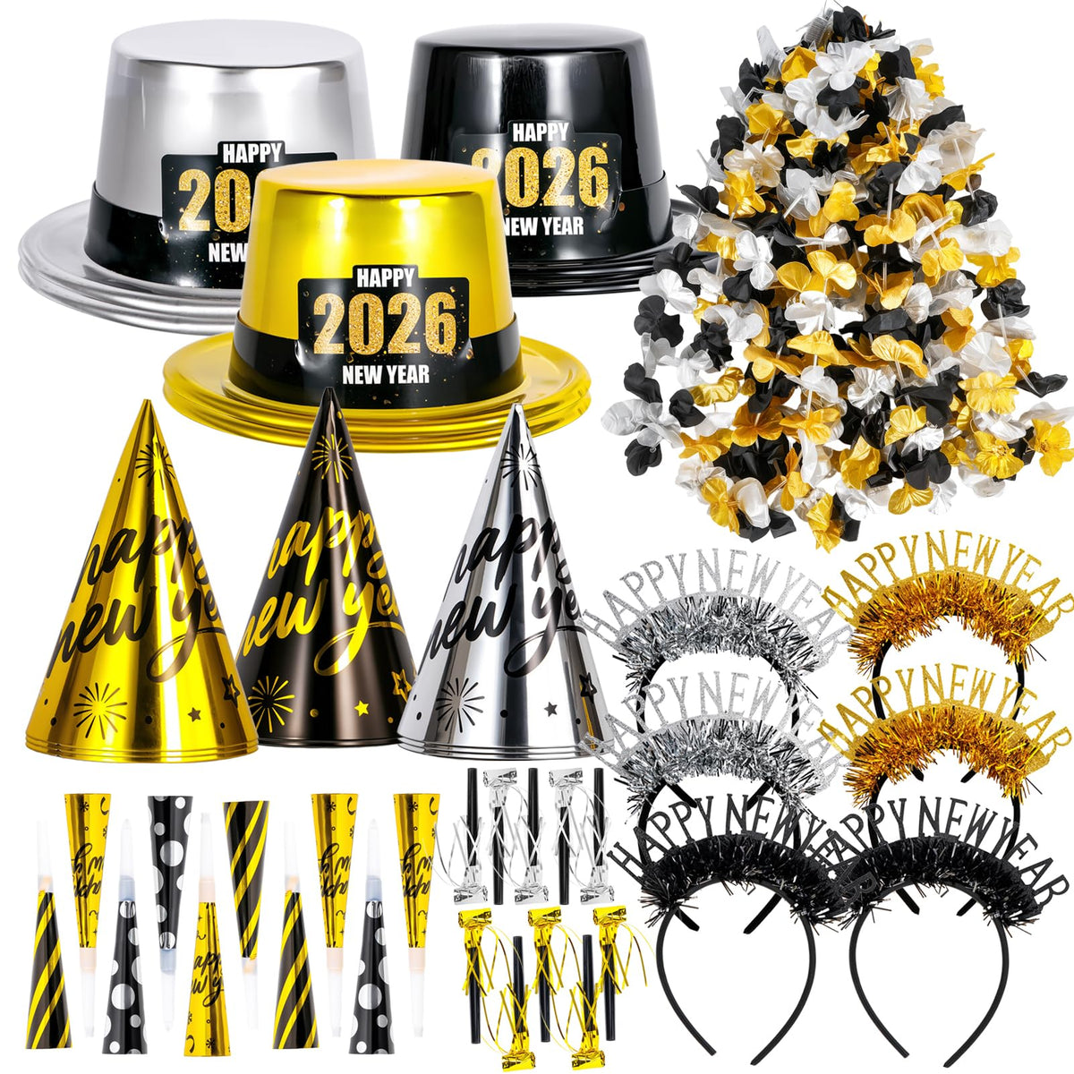 Atonofun 2026 New Years Eve Party Supplies for 20 Guests 48 - Atonofun Official Imagery - 2