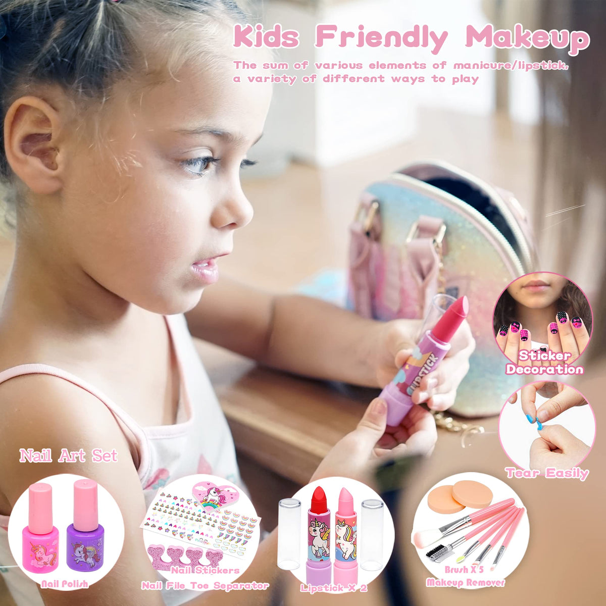 Kids Makeup Sets for Girls - ROKKES Official Imagery - 7