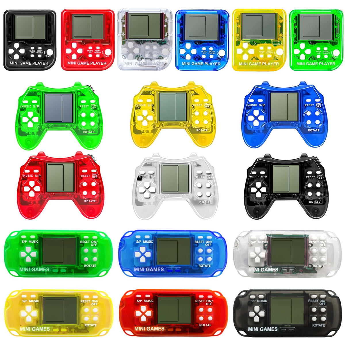 SSRMX 18Pcs Video Game Party Favors for Kids Arcade Video - SSRMX Official Imagery - 1
