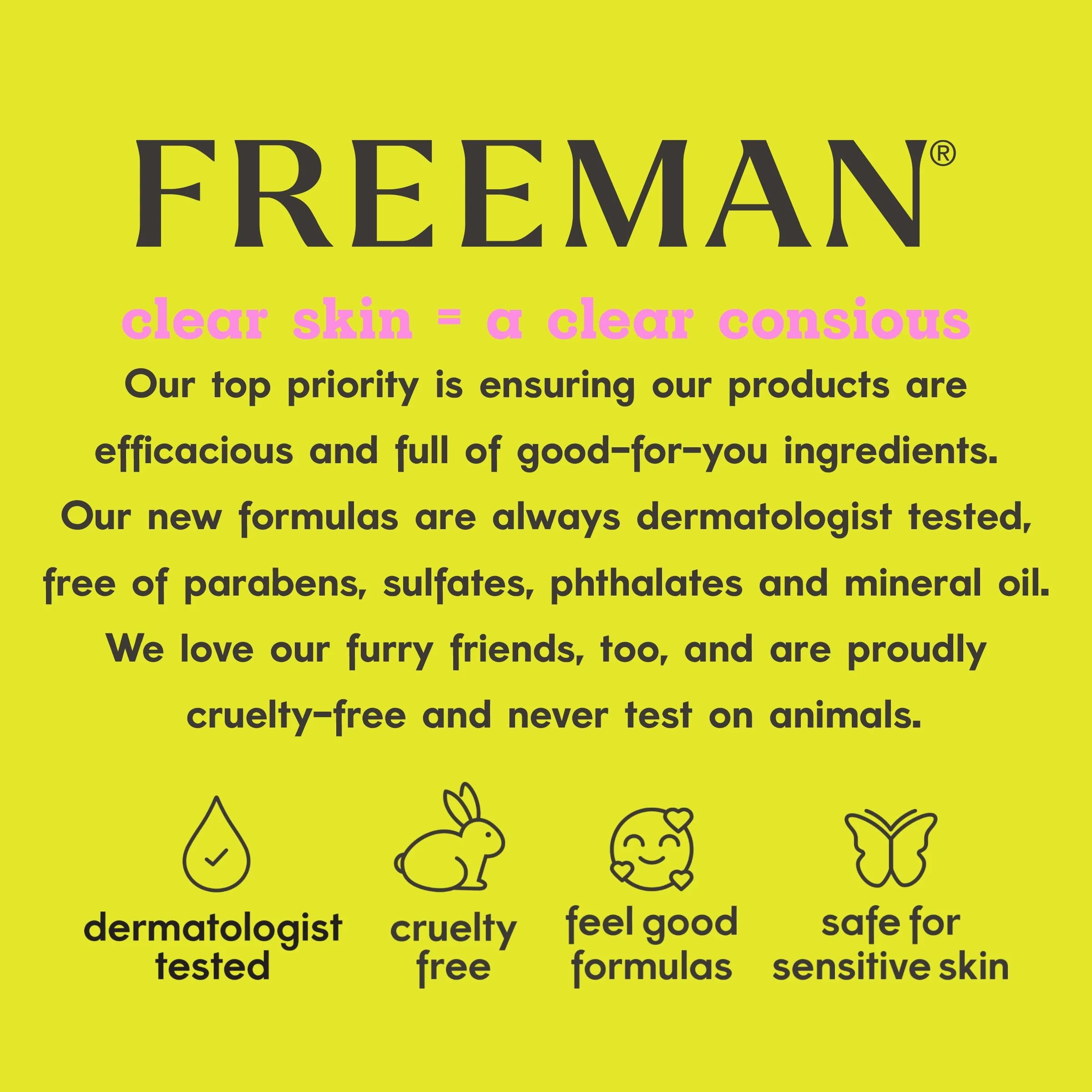 Freeman Exotic Blends Facial Mask 4 Piece Set, Peel-Off &amp; - Freeman