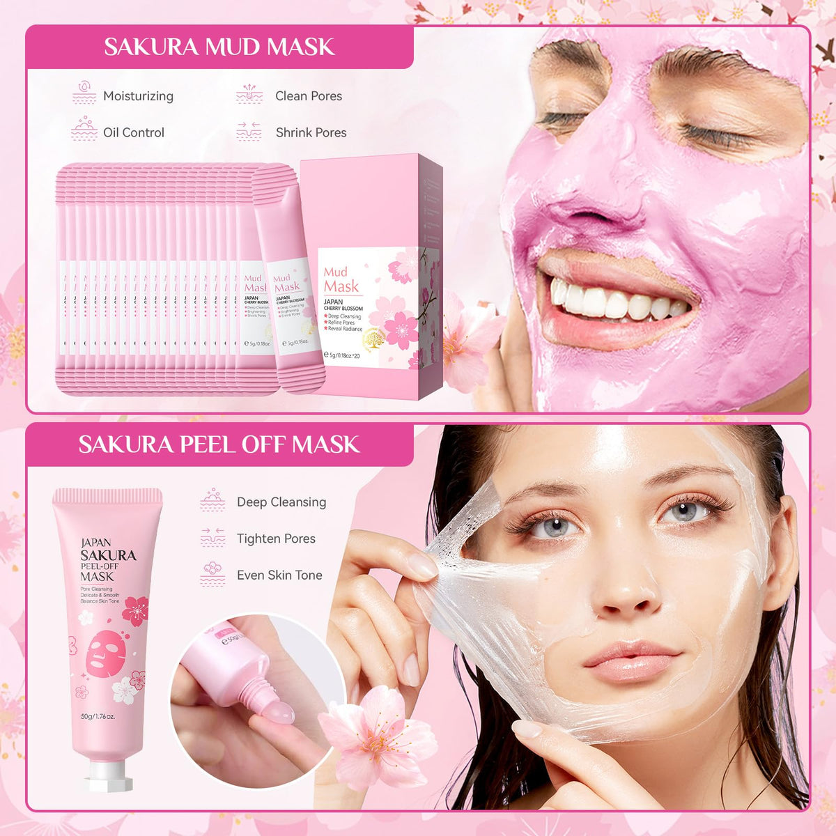 29Pcs Sakura Skincare Set Skincare for Girls 10 12 Complete - Ofanyia Official Imagery - 6