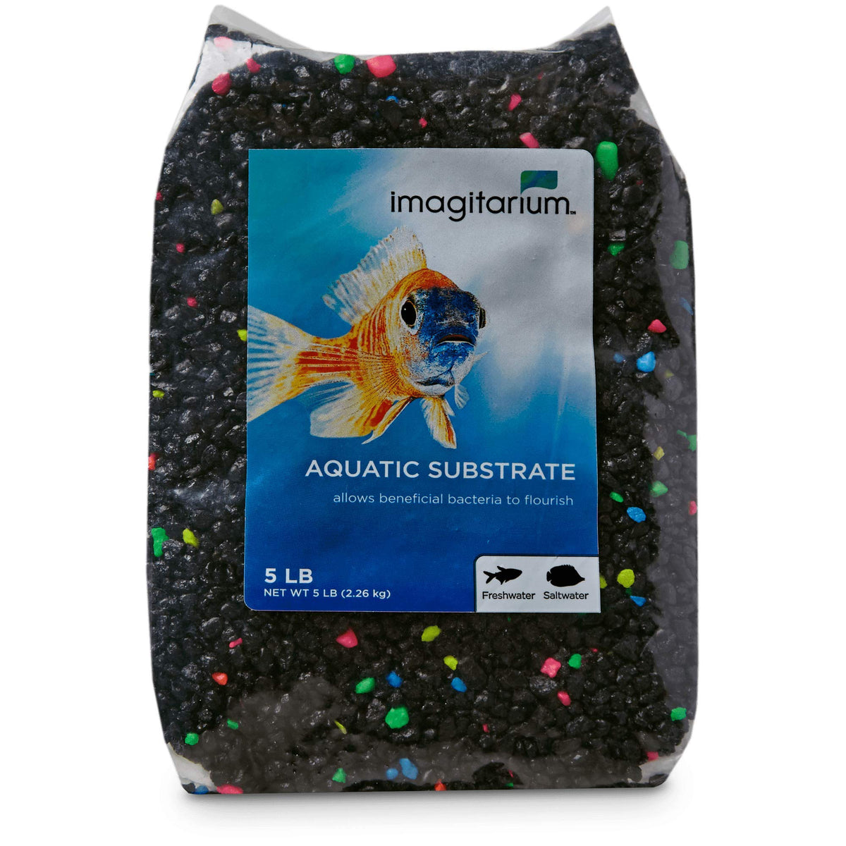 imagitarium by Petco Aquarium Gravel Substrate Black Lagoon - imagitarium Official Imagery - 2