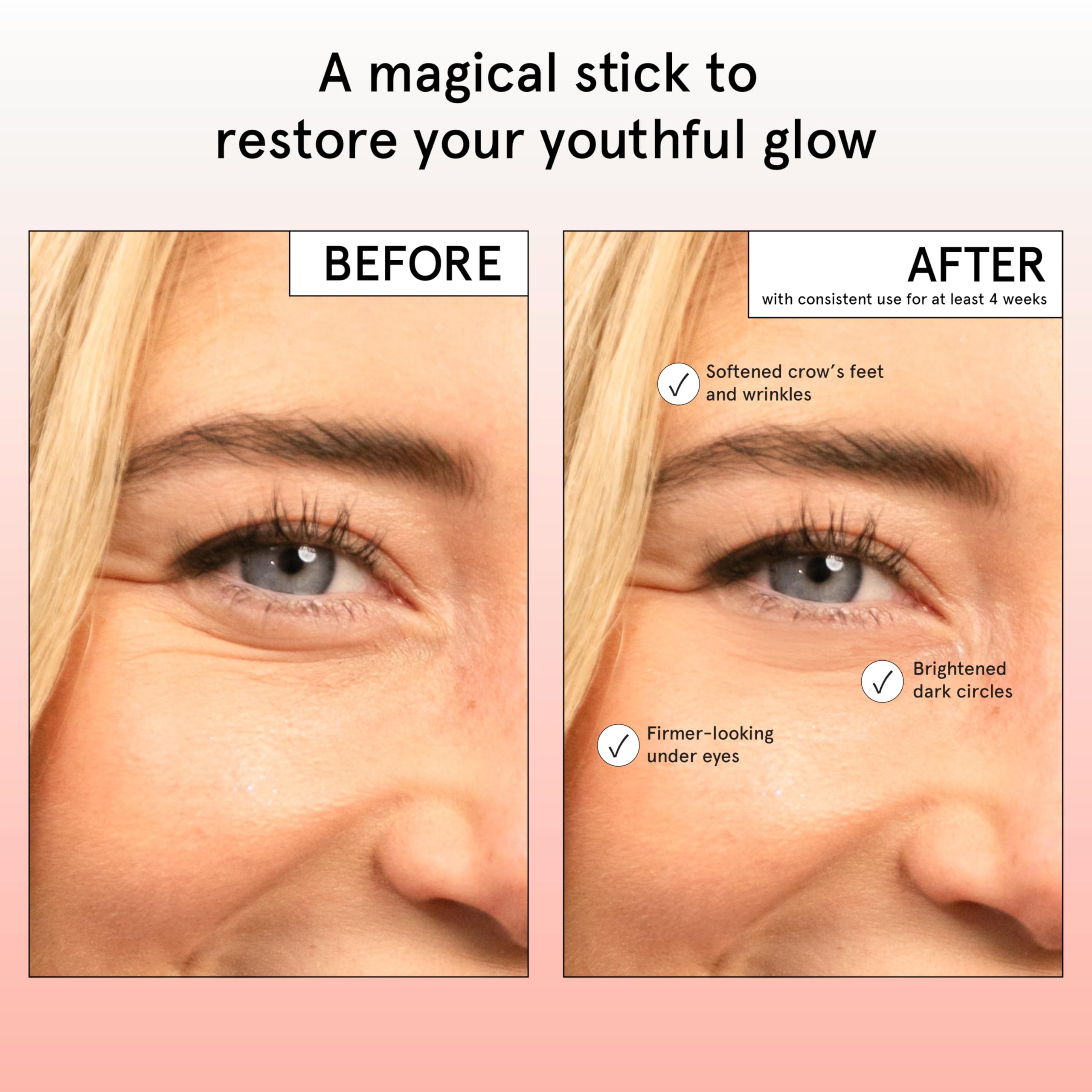 grace & stella Under Eye Brightener Balm Stick - Travel Essentials - grace & stella Official Product View 4
