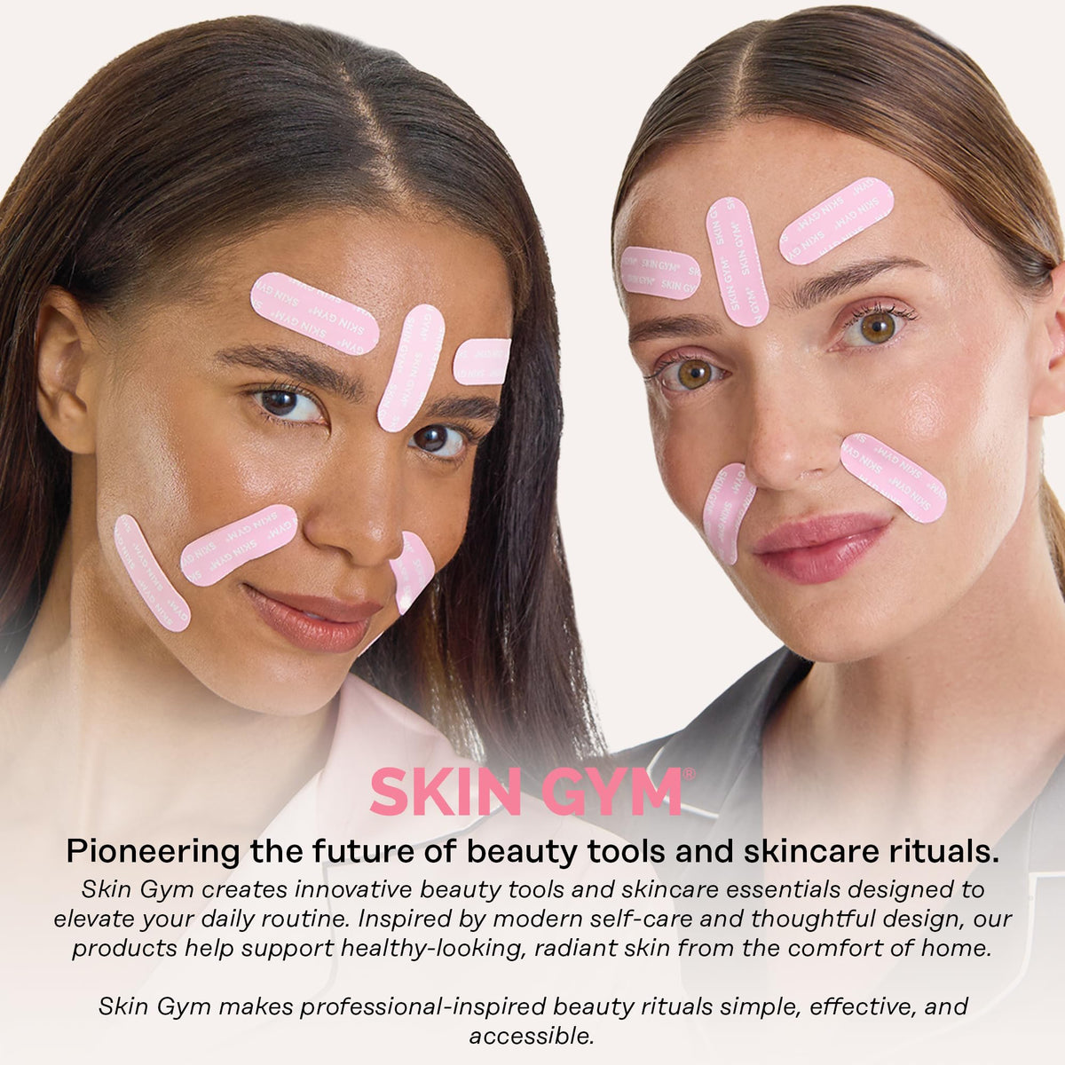 SKIN GYM Face Tape Wrinkle Patches for Forehead Smile Lines - SKIN GYM Official Imagery - 8
