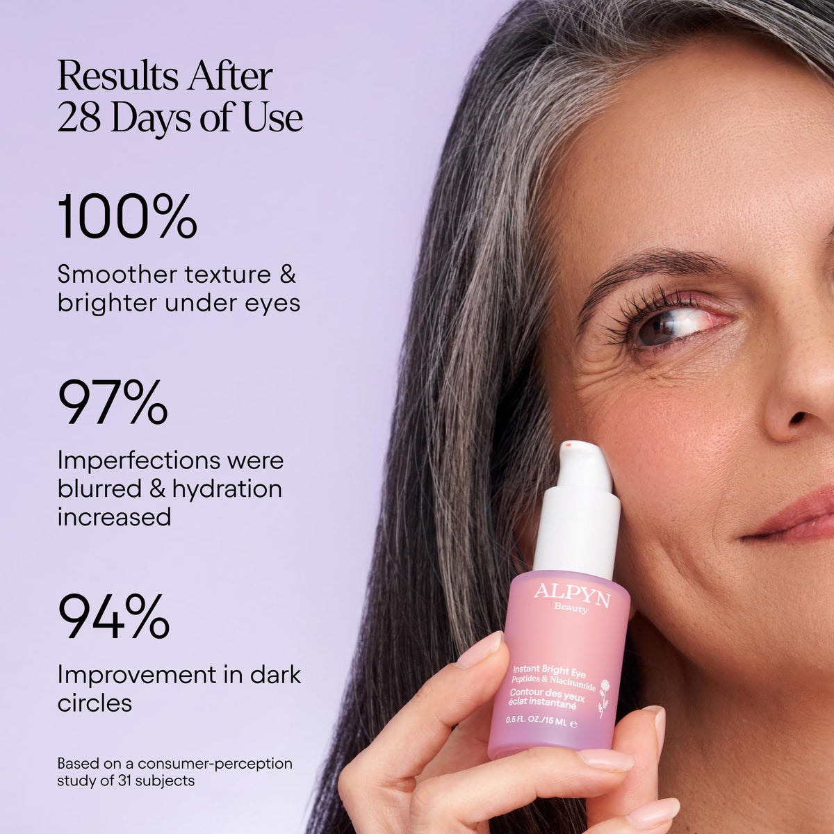 ALPYN Brightening Peptide Eye Cream for Firming Dark Circles - Alpyn Beauty Official Imagery - 5