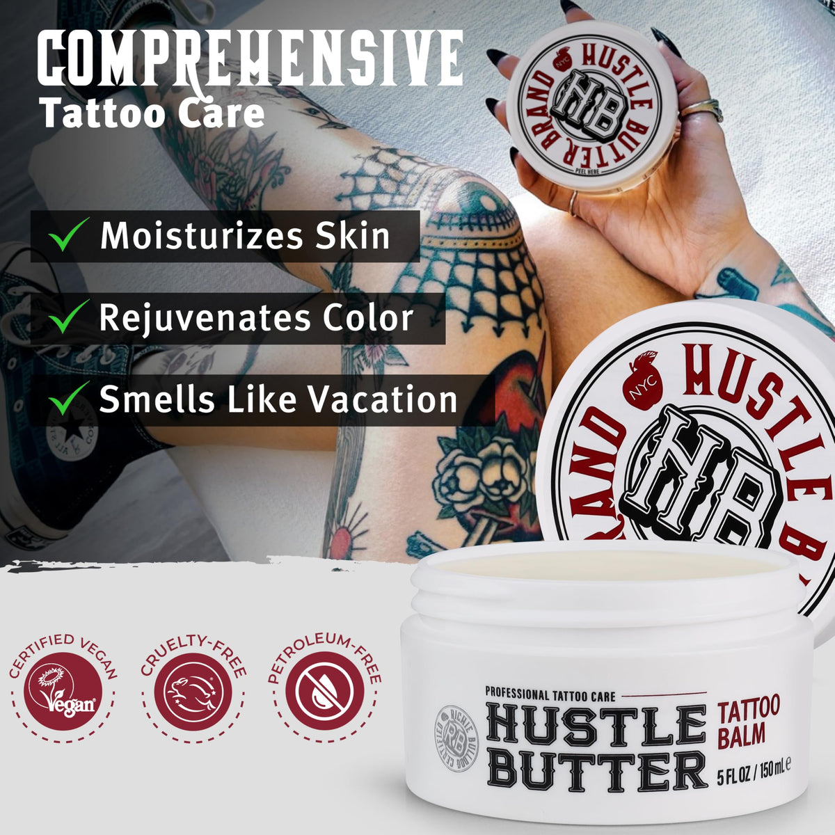 Hustle Butter Deluxe Tattoo Butter for Before During and - Hustle Butter Deluxe Official Imagery - 6