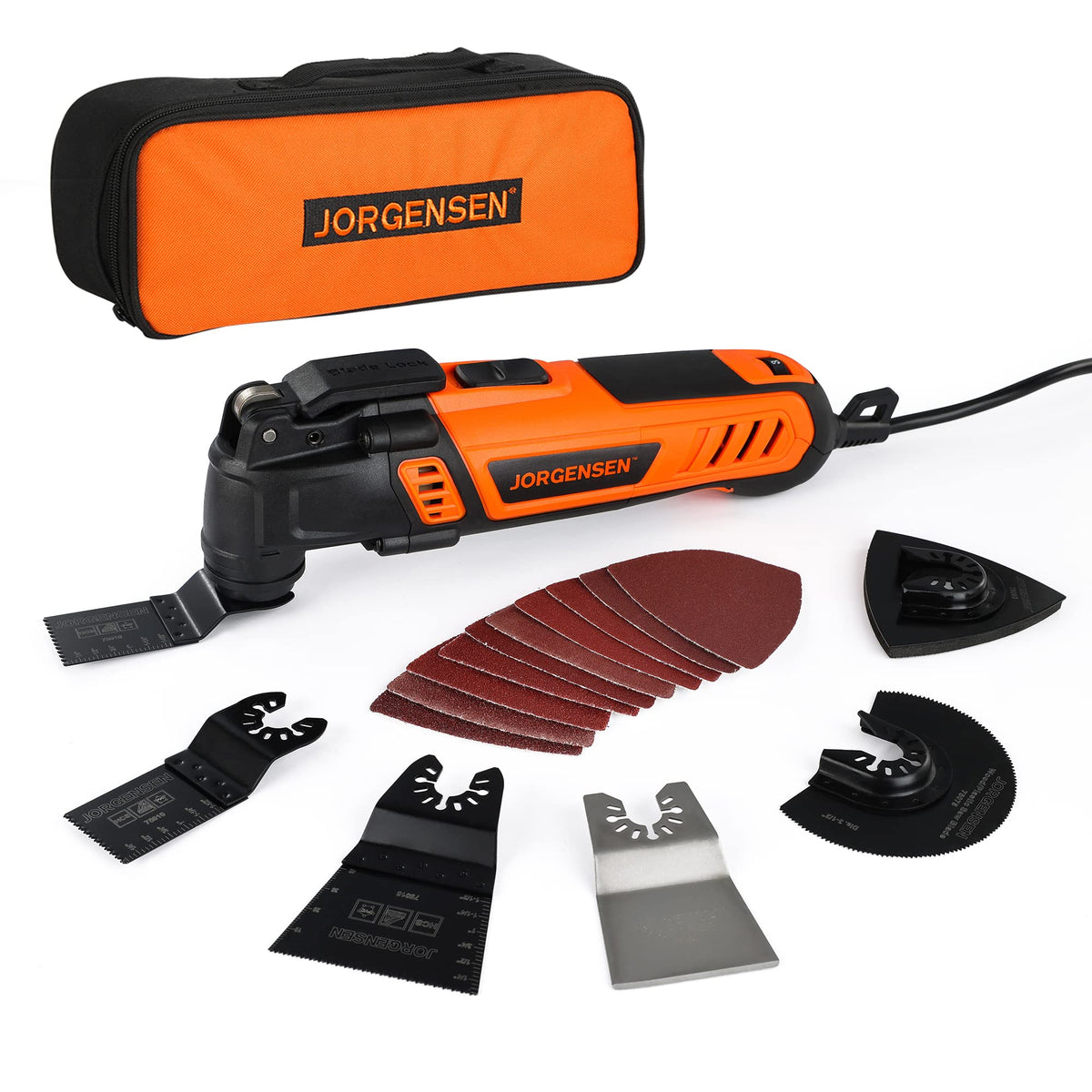 JORGENSEN Corded Oscillating Multi Tool Variable Speed with - Jorgensen Official Imagery - 2