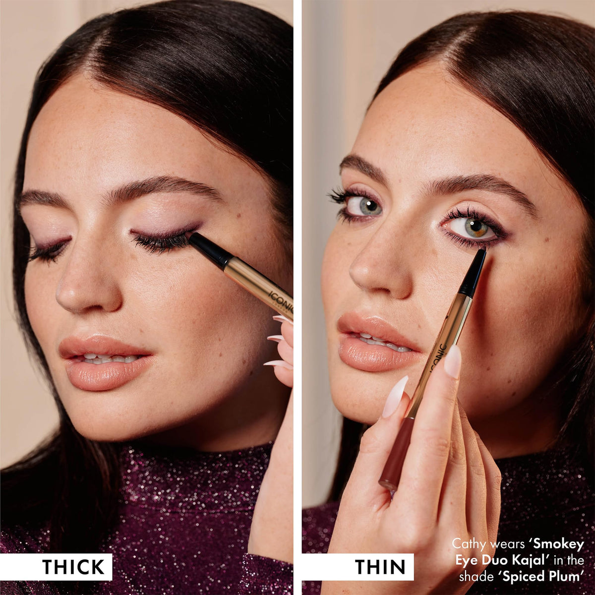ICONIC LONDON Smokey Eye Dual Ended Eyeliner - Premium Selection Official Imagery - 6
