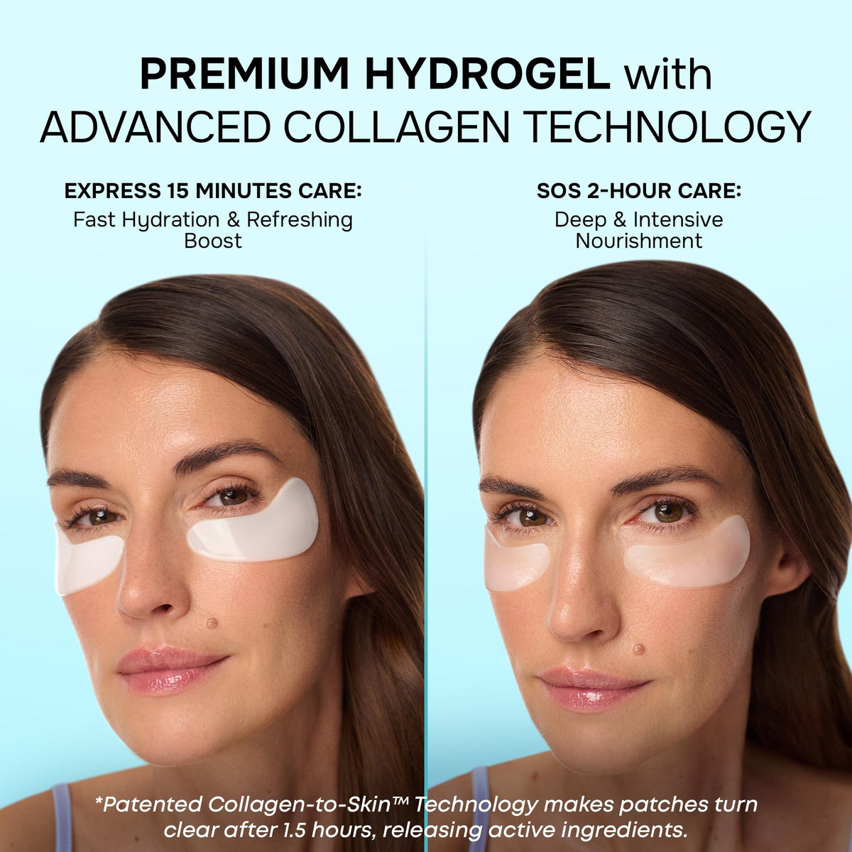 Collagen Eye Patches for Puffy Eyes - SimplyVital Official Imagery - 6
