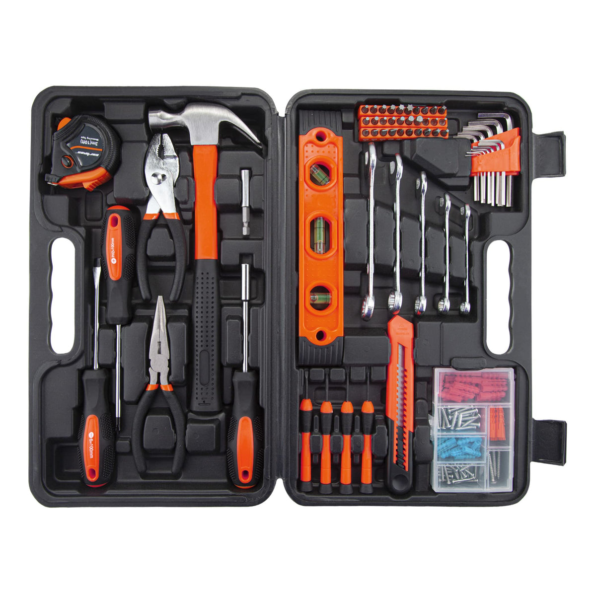 CARTMAN 152 Piece Household Tool Set Orange Hand Kit With - CARTMAN Official Imagery - 1