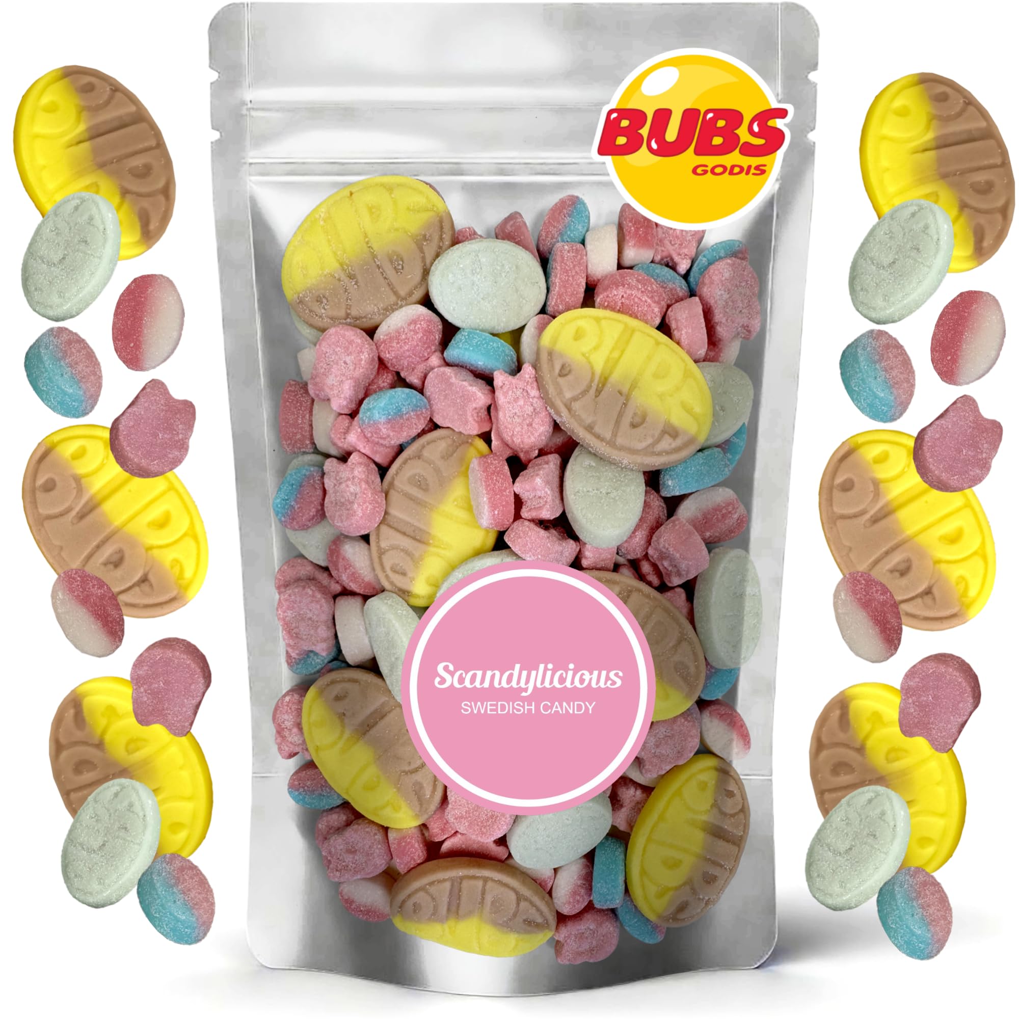 Scandylicious Bubs Swedish Candy Mix | Viral TikTok Sour & Sweet Vegan - View 2