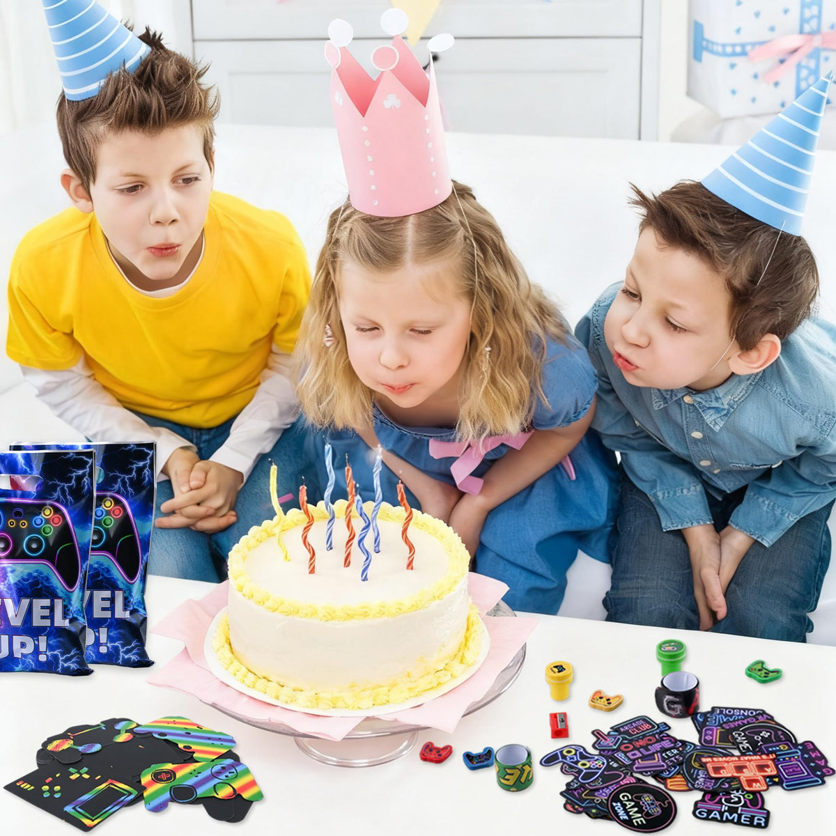 Ulema 218 Pcs Video Game Party Favors With Video Game - Ulema Official Imagery - 8