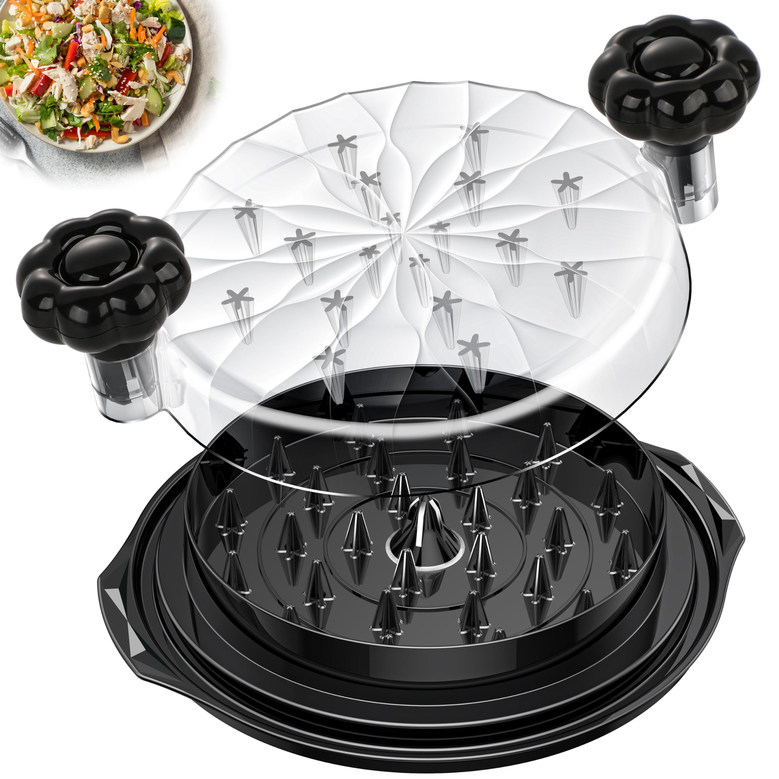 Beiyunee Chicken Shredder Tool Twist Large - Meat Shredders for C - Beiyunee Official Product View 1