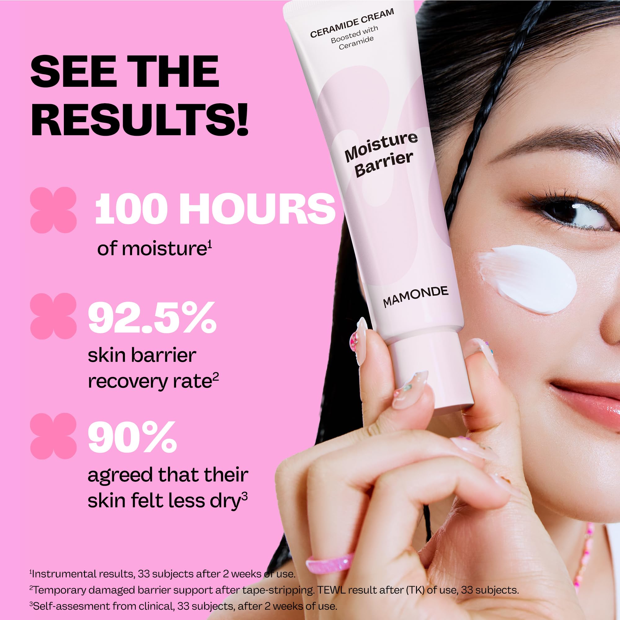 MAMONDE Moisture Barrier Ceramide Cream - Premium Selection Official Imagery - 4