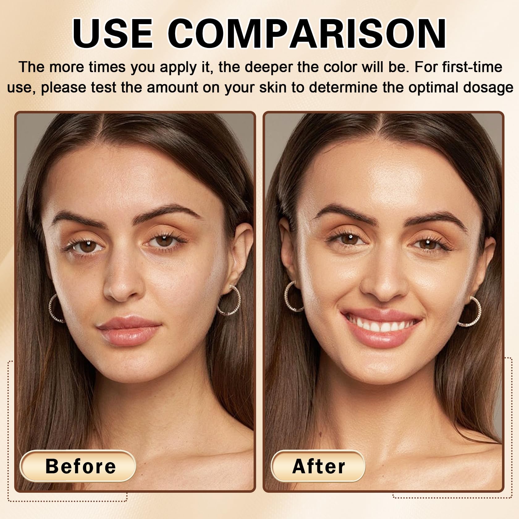 AOAZXBB color changing foundation in shade 01 Light, self-adjusting skin foundation with smooth texture and natural finish.