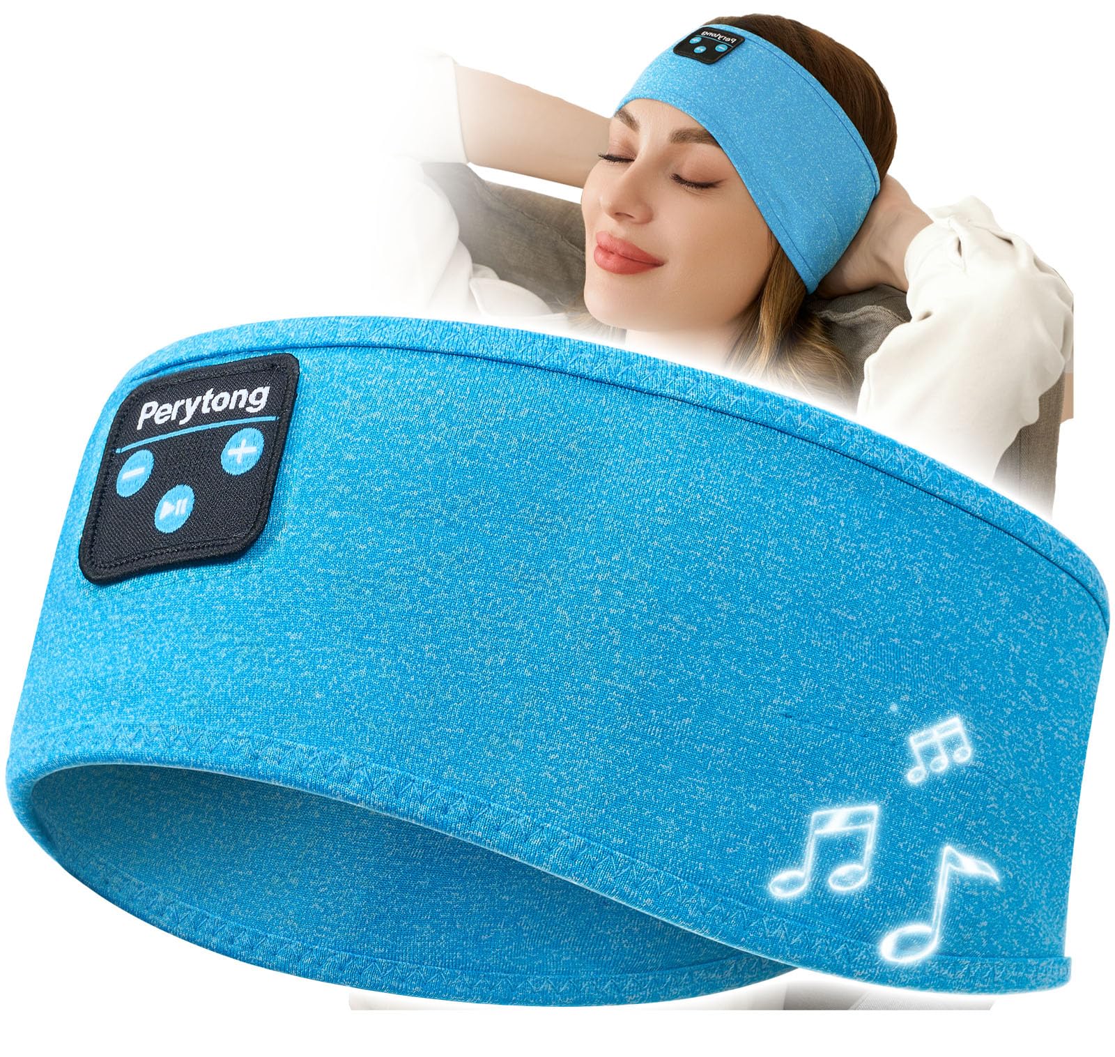 Perytong Sleep Headphones Wireless, Bluetooth Sports Headband Headphones with Ul - Perytong Official Product View 1