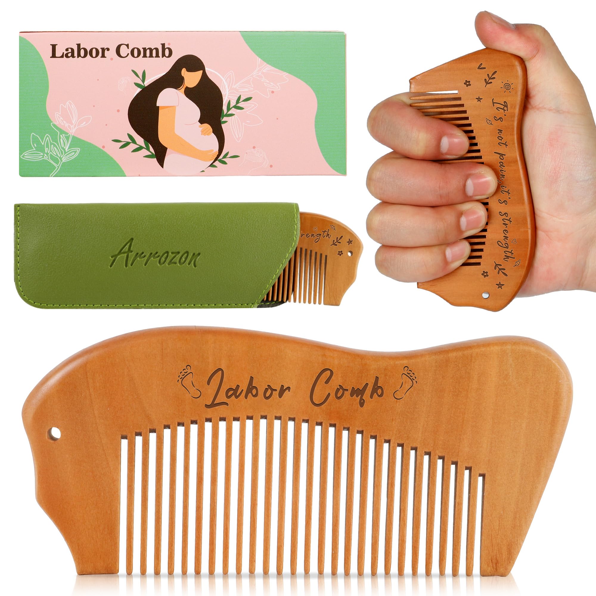 Arrozon Birthing Comb – Natural Labor Pain Relief Comb
