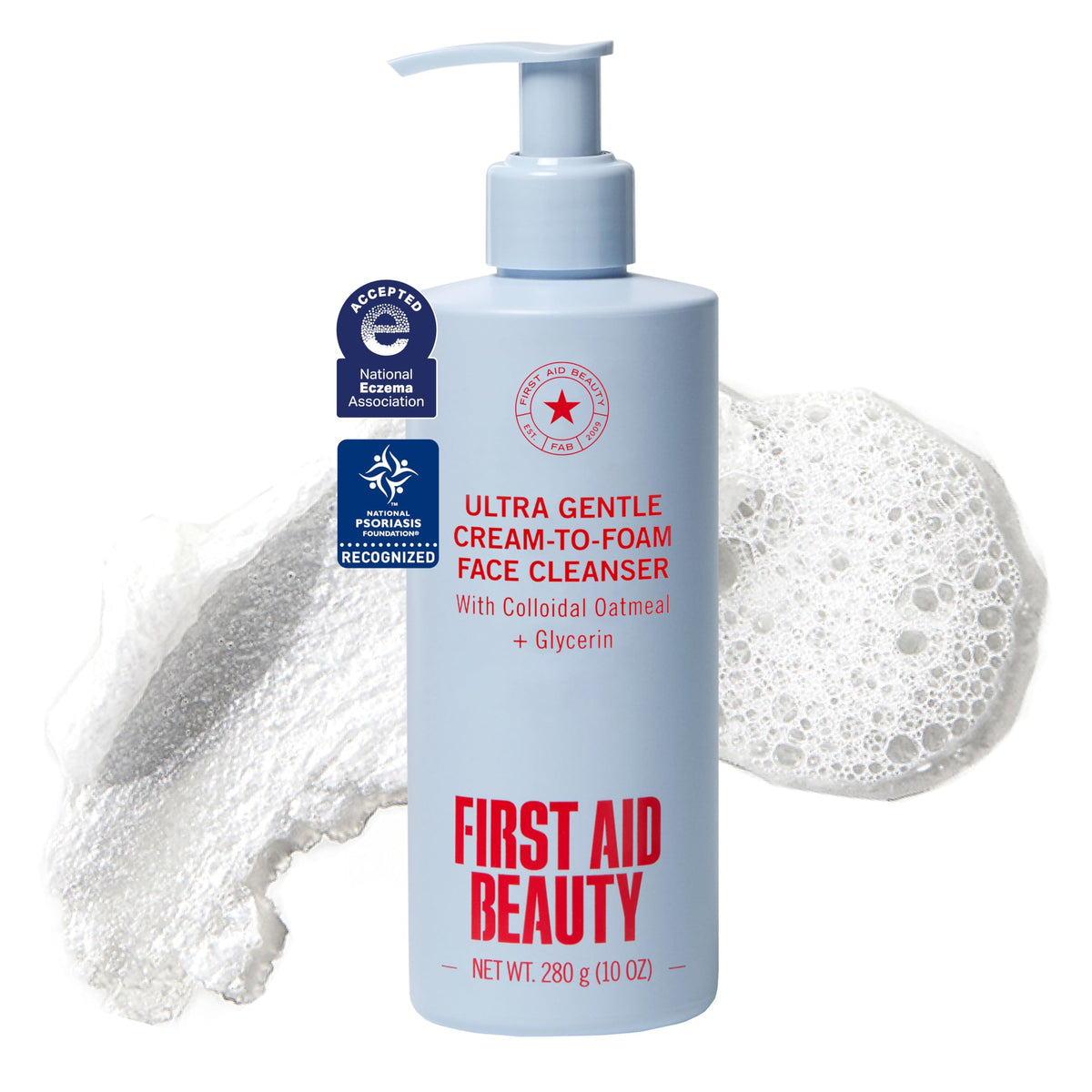 First Aid Beauty Ultra Gentle Cream to Foam Cleanser - Premium Selection Official Imagery - 2