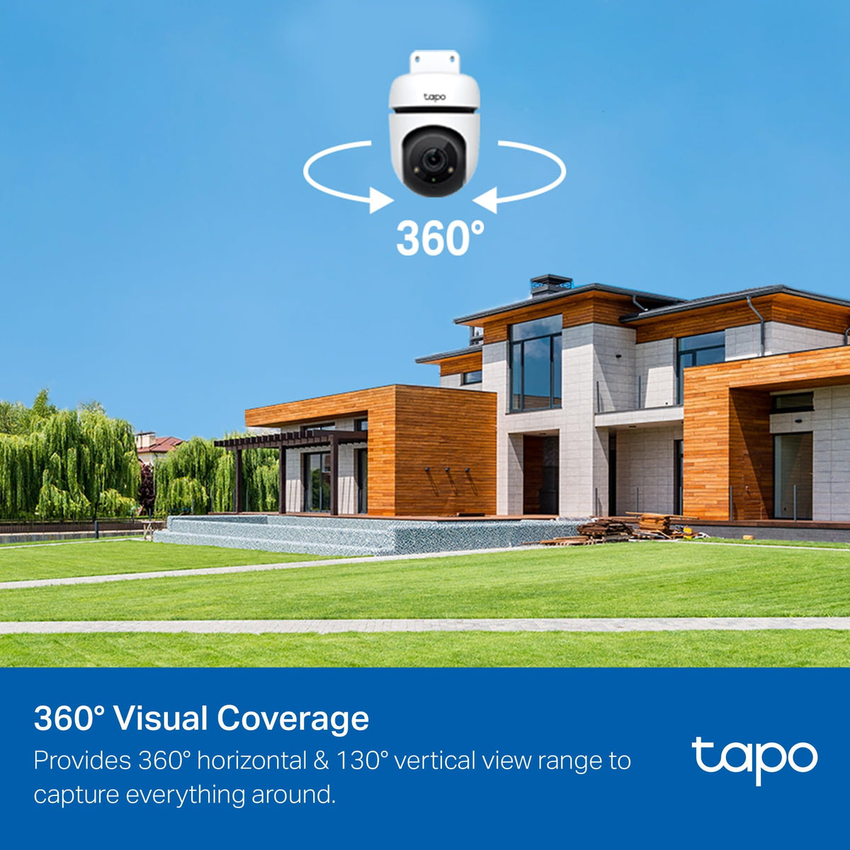 TP Link Tapo 1080P Outdoor Wired Pan Tilt Security Camera - Premium Selection Official Imagery - 5