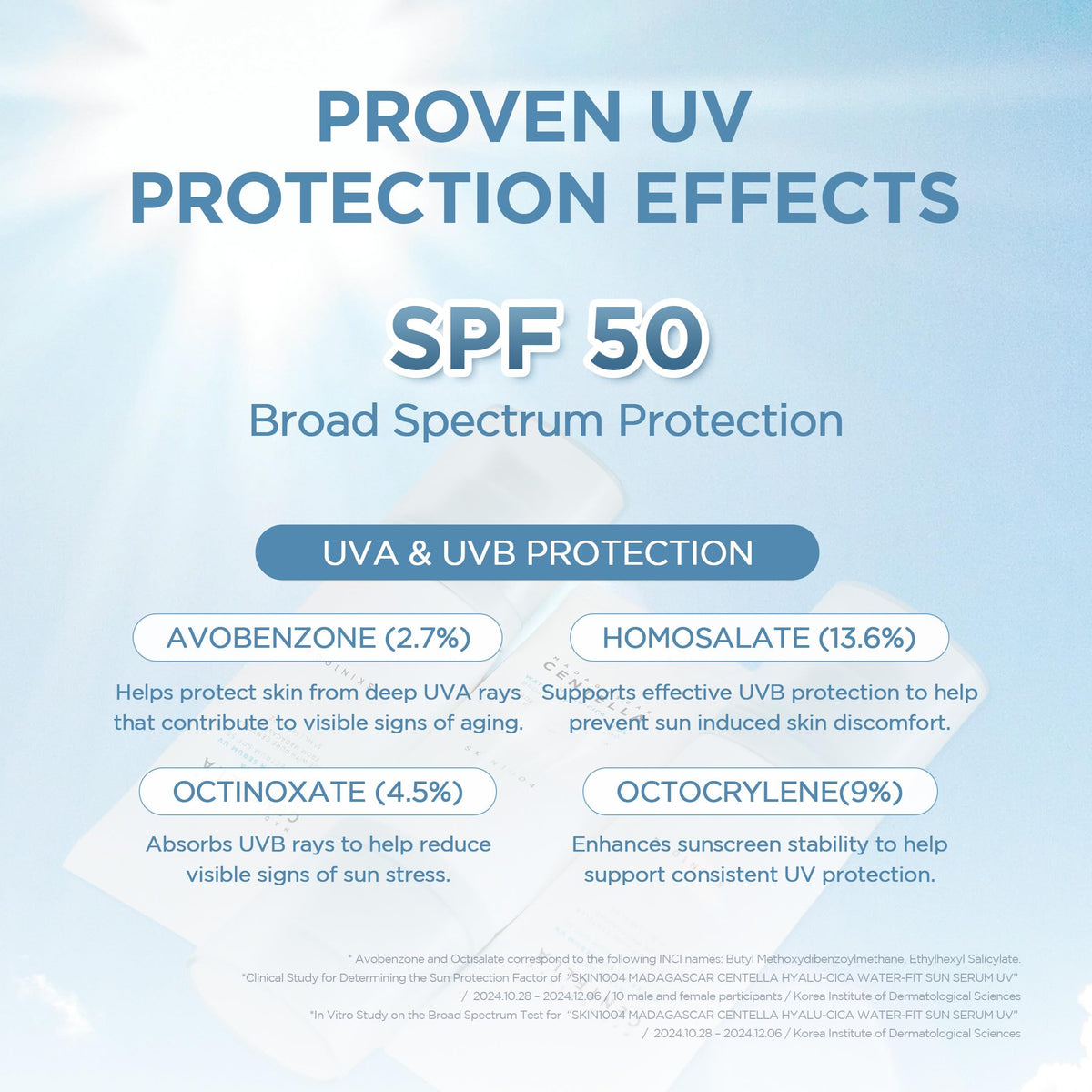 SKIN1004 Hyalu Cica Water Fit Sun Serum Face Sunscreen 1 69 - SKIN1004 Official Imagery - 5