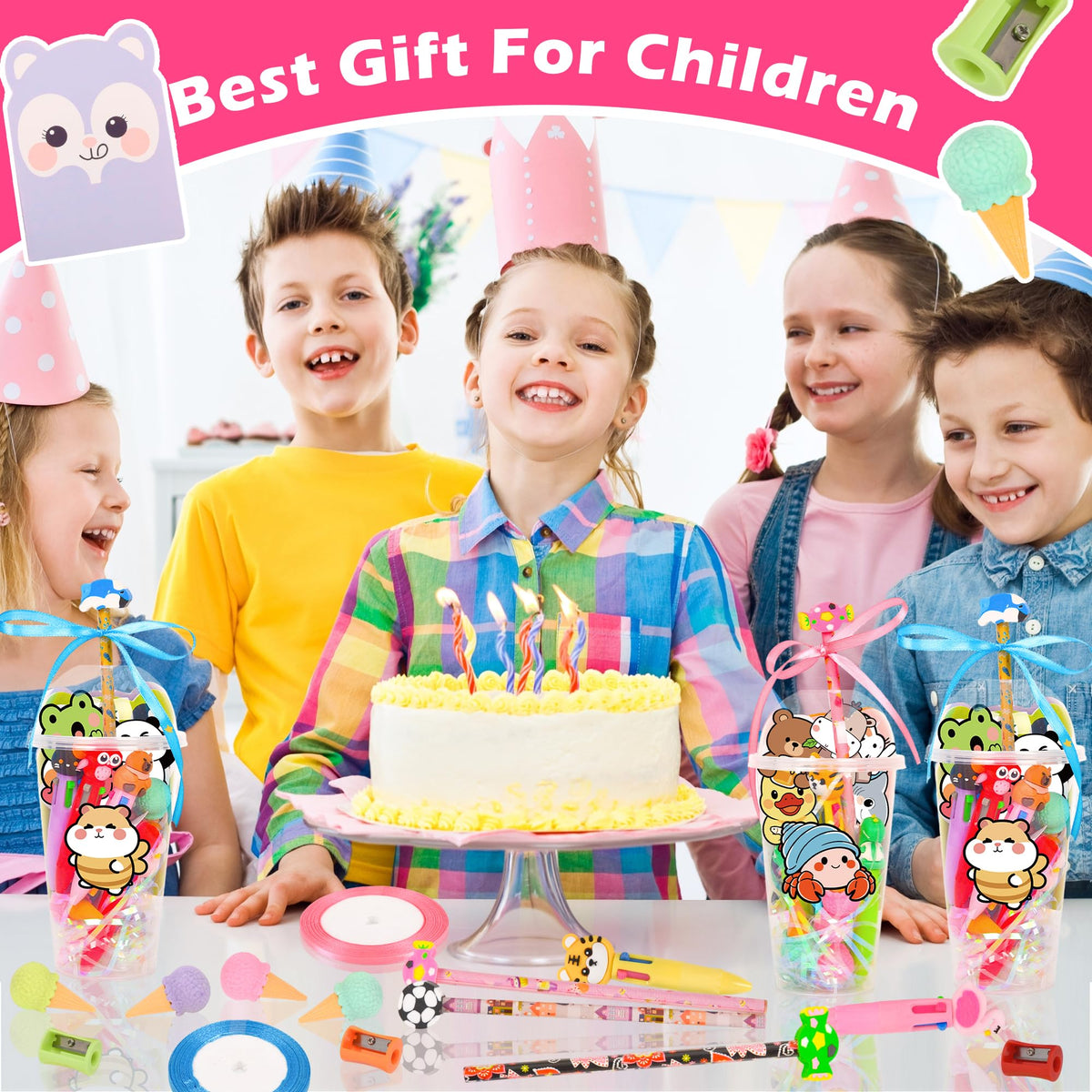 LiYiQ 24 Set 247 Piece Stationery Set for Student Rewards - LiYiQ Official Imagery - 7