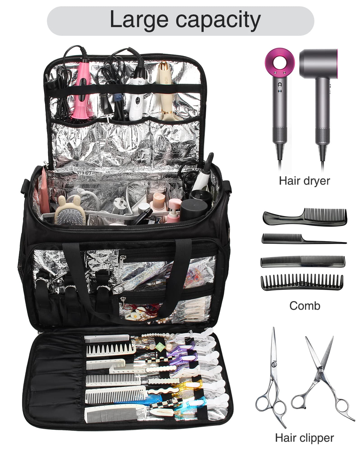 Professional Hairdressing Bag Hairstylist Travel Bag - MONSTINA Official Imagery - 5