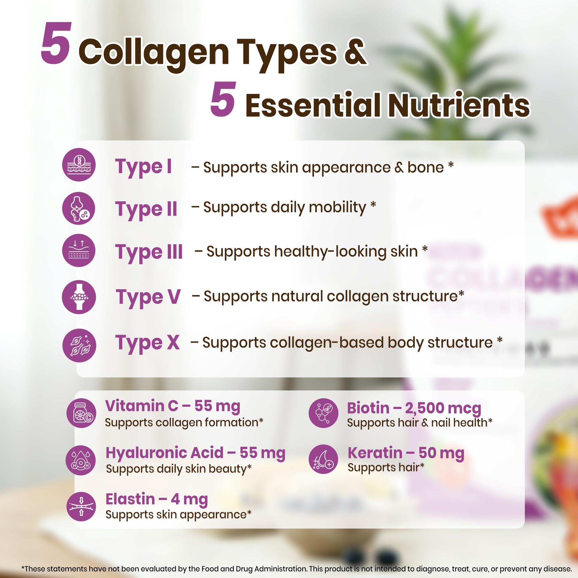 VEV Multi Collagen Peptides Powder Types I II III V X 41 - VEV Official Imagery - 6