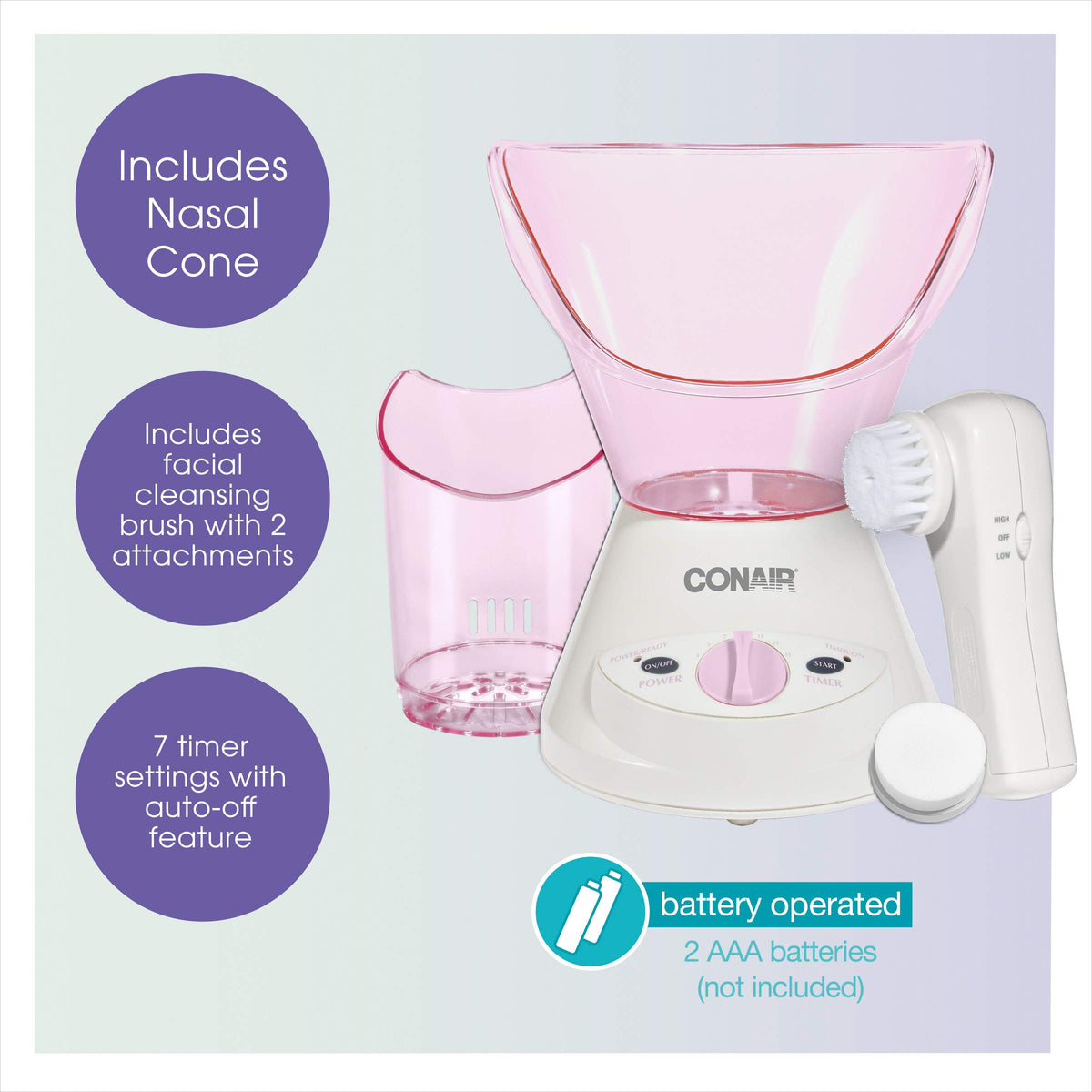 True Glow by Conair Gentle Mist Moisturizing Facial Steamer - Conair Official Imagery - 6