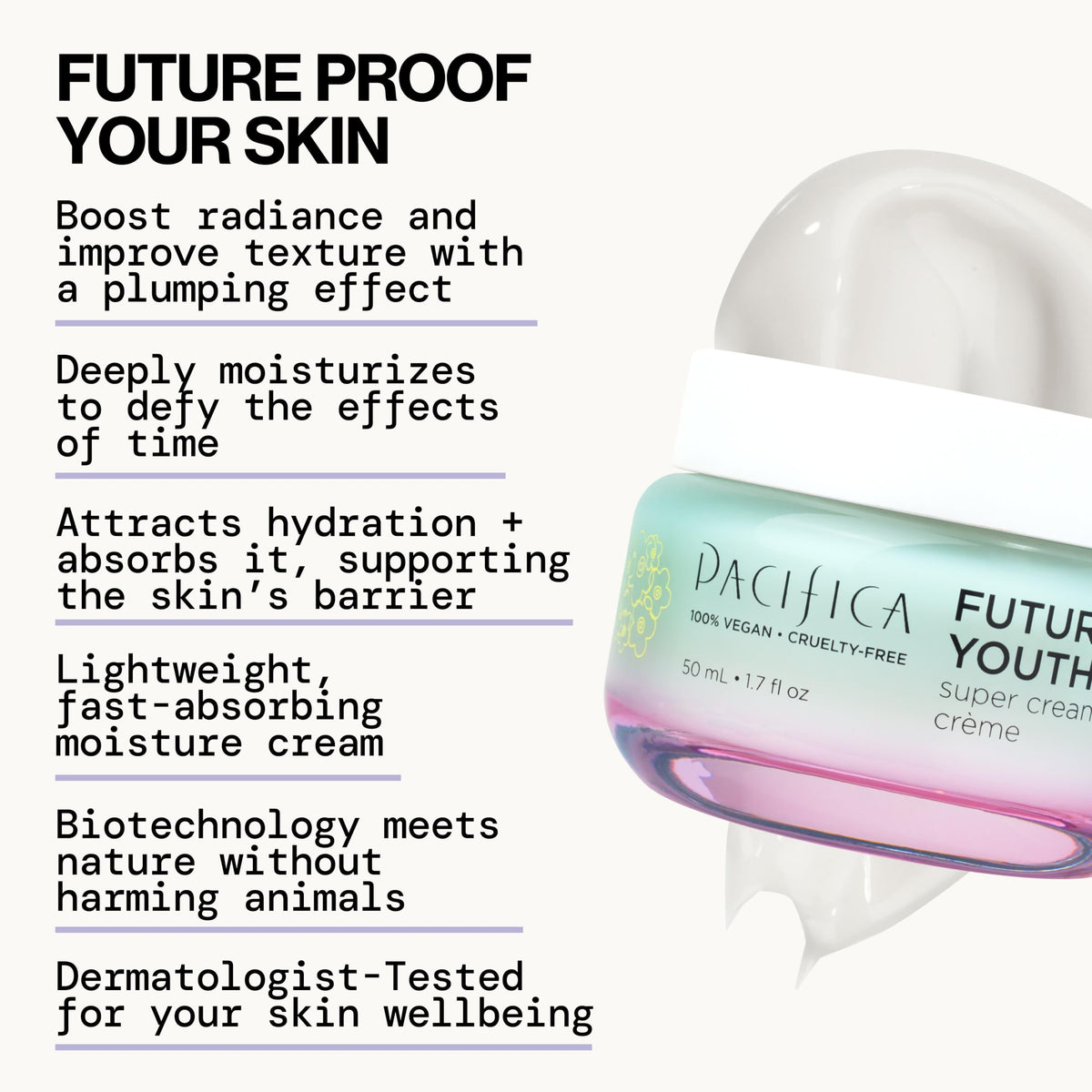 Pacifica Future Youth Super Cream Daily Anti Aging - Pacifica Official Imagery - 8
