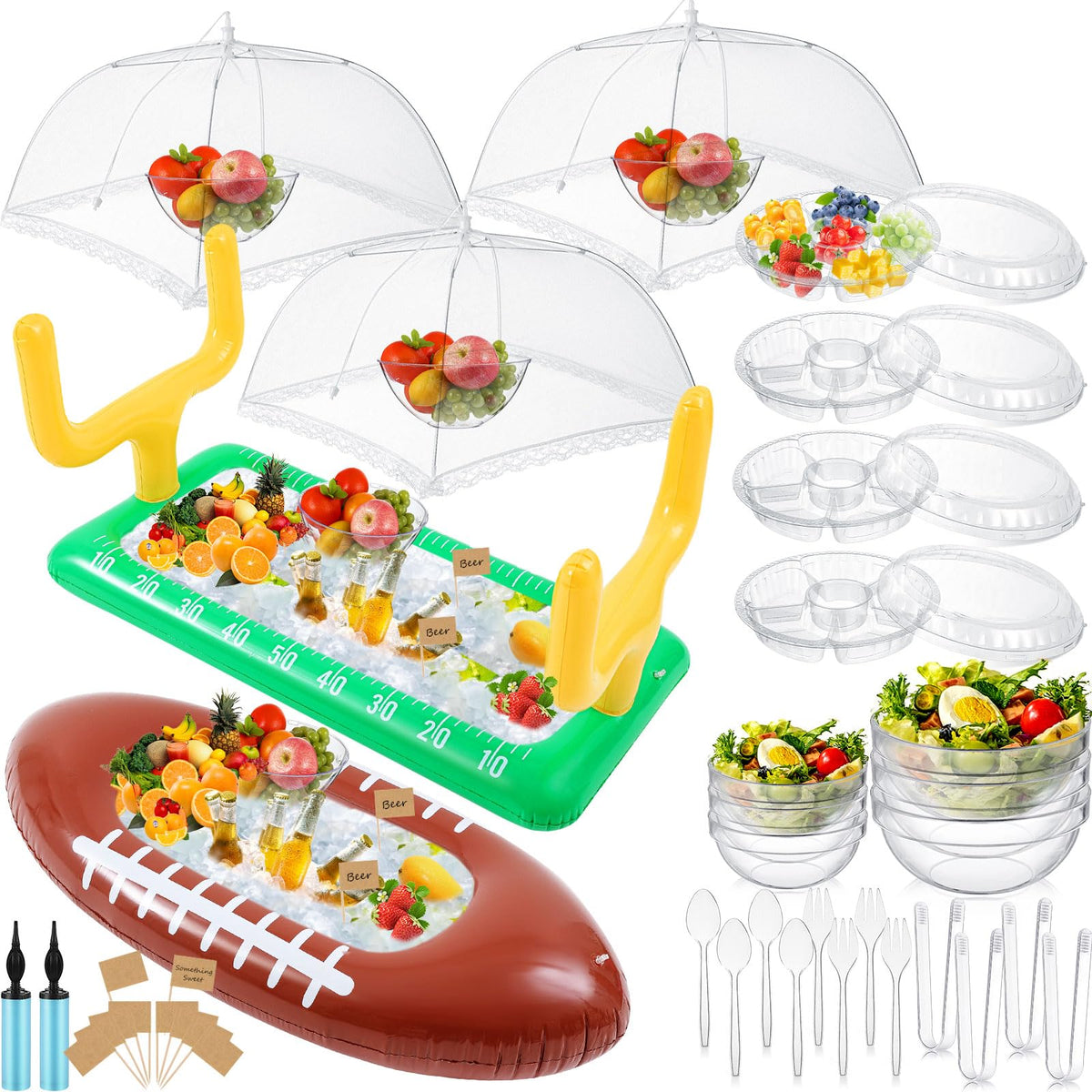 FillTouch 128 Pcs Inflatable Buffet Cooler for Parties 2 - FillTouch Official Imagery - 1