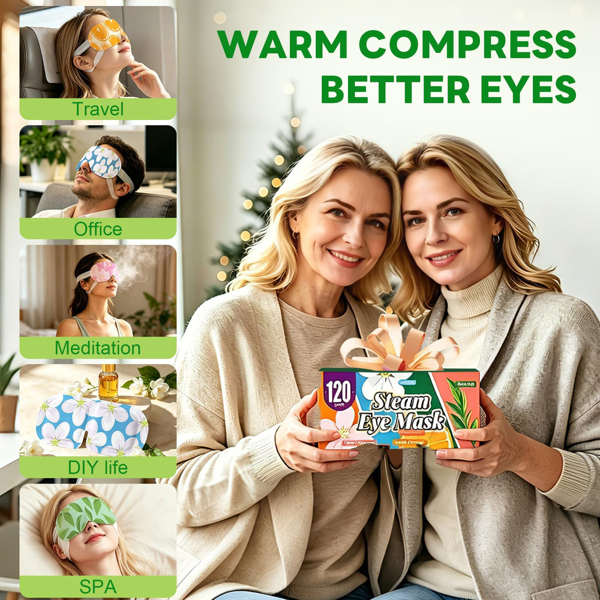 AROIC 60 Pack Steam Eye Masks Disposable Self Heated Eye - AROIC Official Imagery - 8
