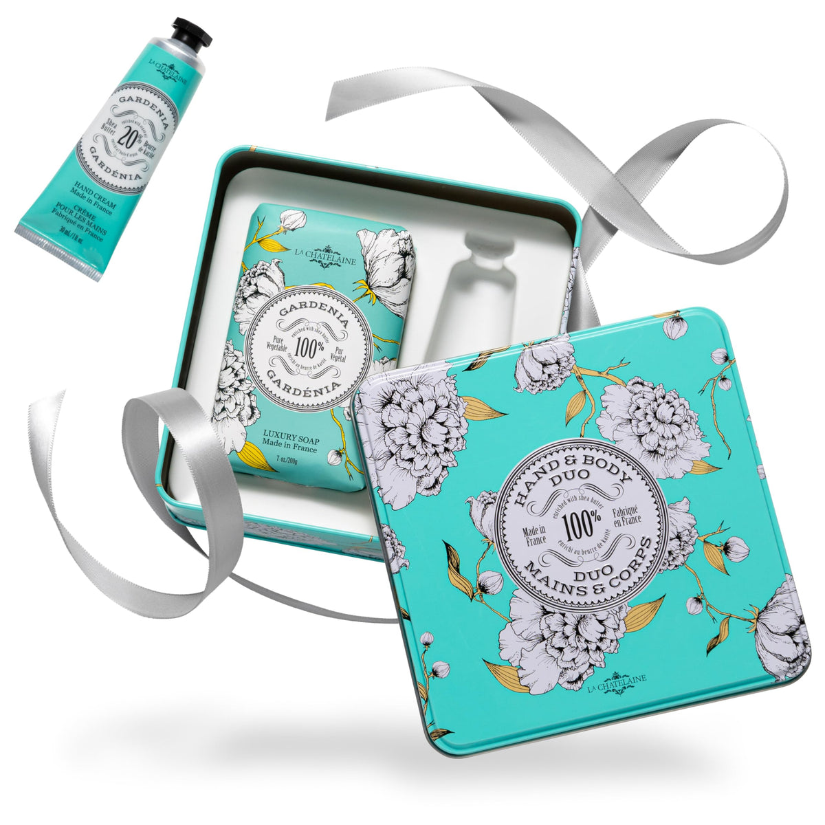 La Chatelaine Gardenia Triple Milled Bar Soap and 20 Shea - La Chatelaine Official Imagery - 2