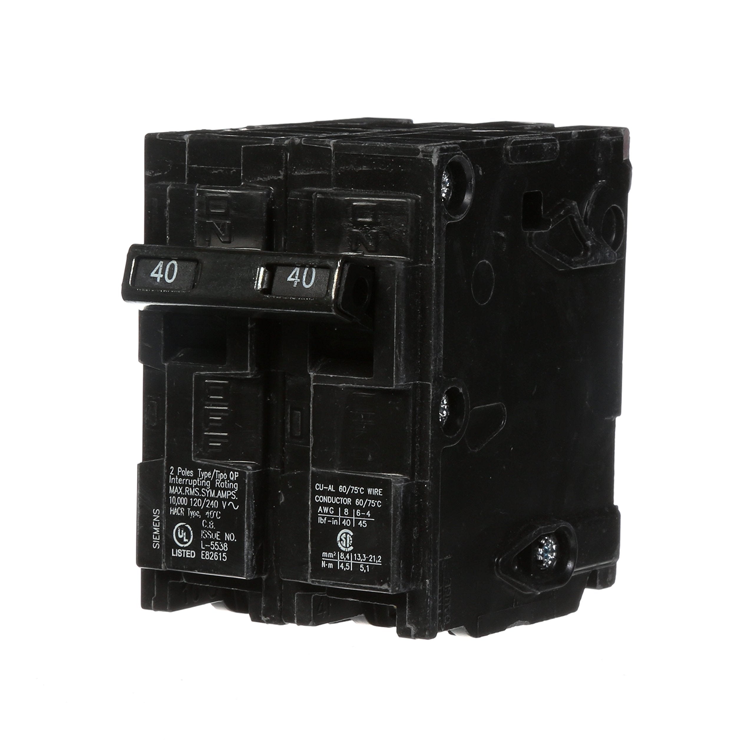 Elefair Tech Siemens Q2100 100-Amp Double Pole Type QP Circuit Br - Elefair Tech Official Product View 8
