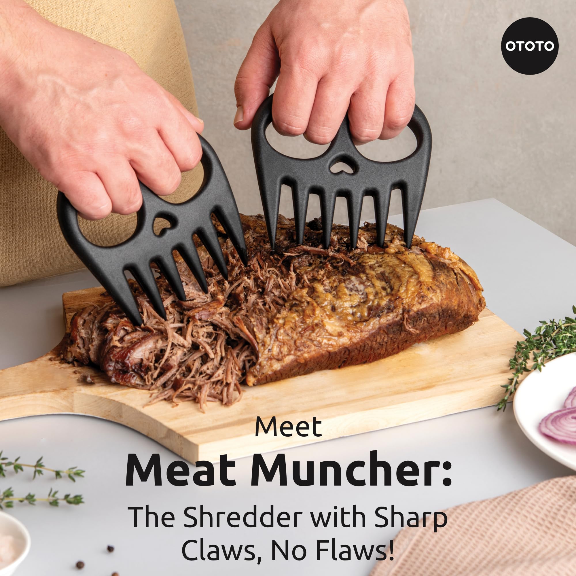 OTOTO New Meat Muncher Meat Claws - Meat Shredder Claws, BBQ Accessori - View 3
