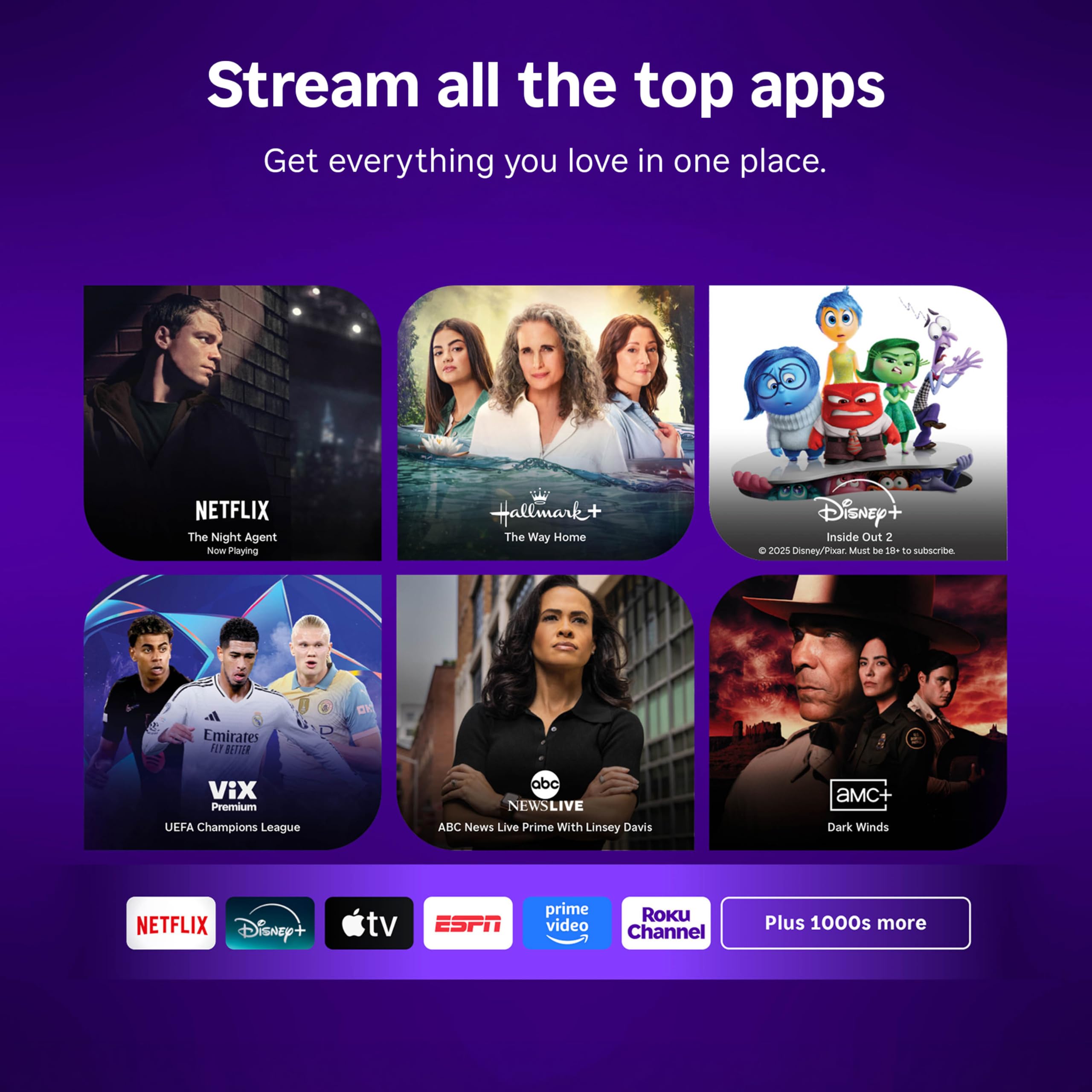 Roku Streaming Stick 4K with Voice Remote - HDR10+ & Dolby Vision - Roku Official Product View 3