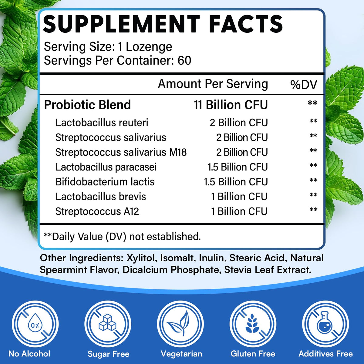 Oral Probiotics 11 Billion CFU Oral Probiotics for Bad - Aditesiou Official Imagery - 3