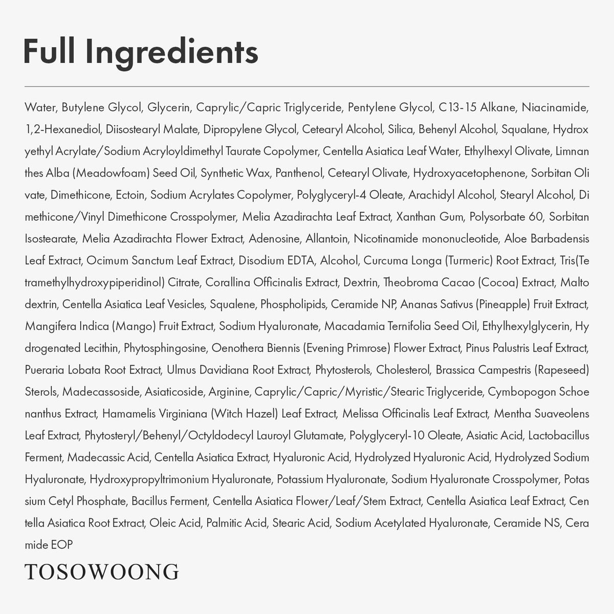 TOSOWOONG Exosome CICA Face Cream for Redness Blemish Prone - TOSOWOONG Official Imagery - 7