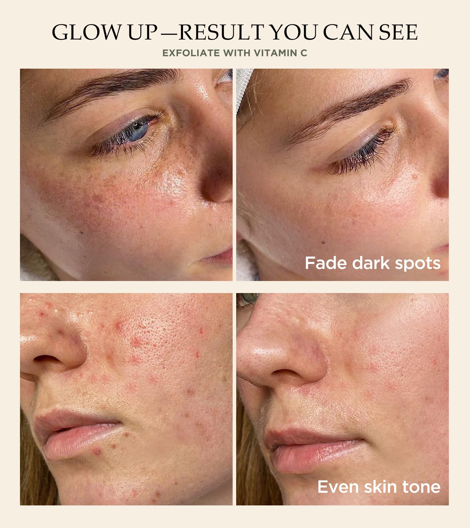 Srripo Revitalizing Exfoliation Face Scrub with Vitamin C and Turmeric – Gentle - Srripo Official Product View 4