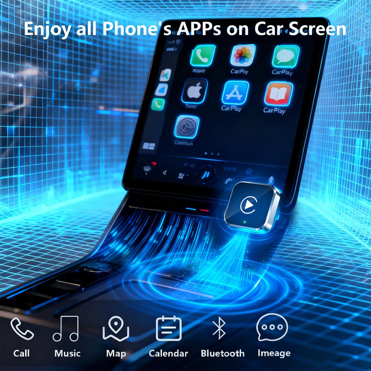 2026 Upgraded Wireless CarPlay Adapter - Yizro Official Imagery - 4